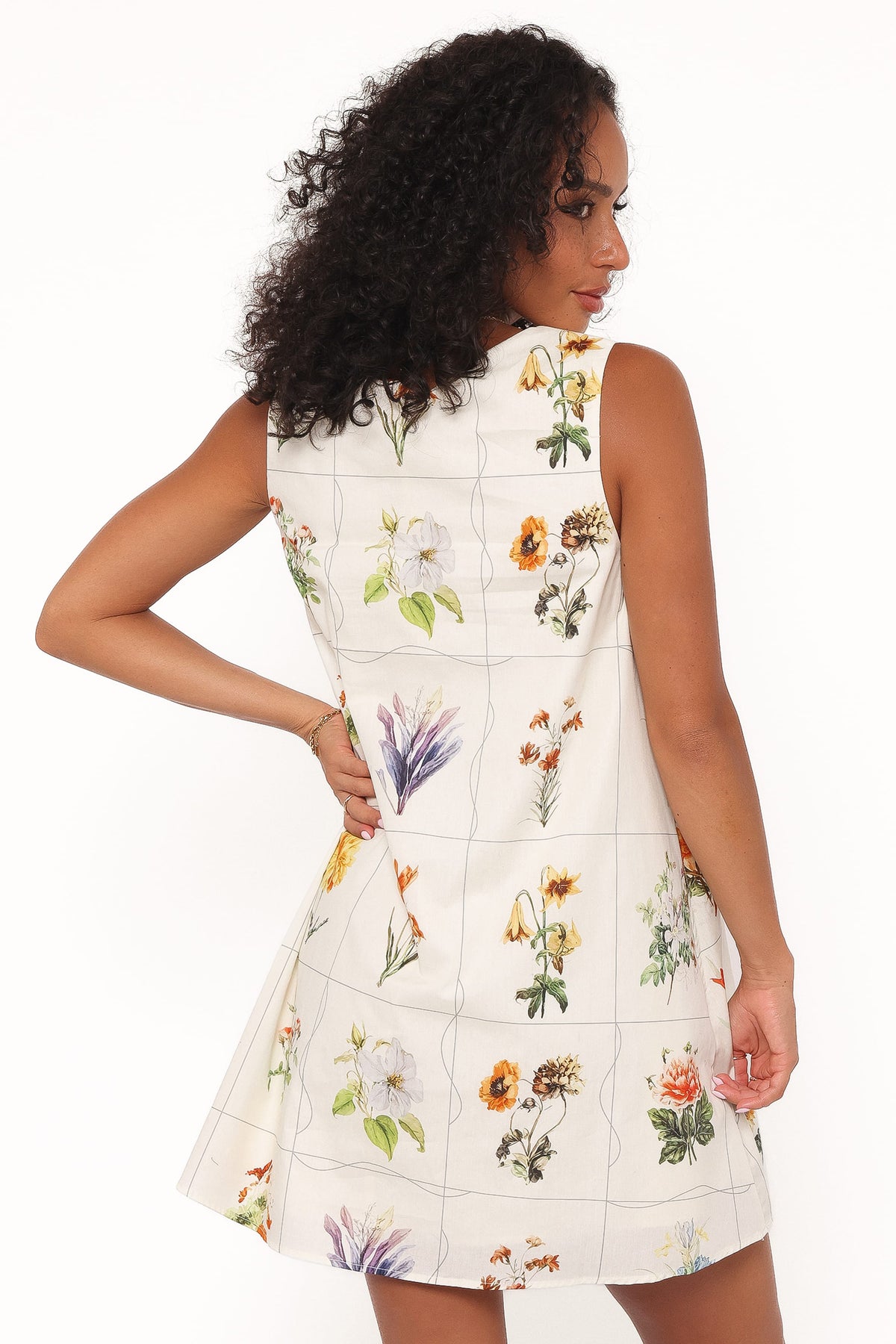 Elordi Mini Dress in Multi Flowers – view 4 of 7
