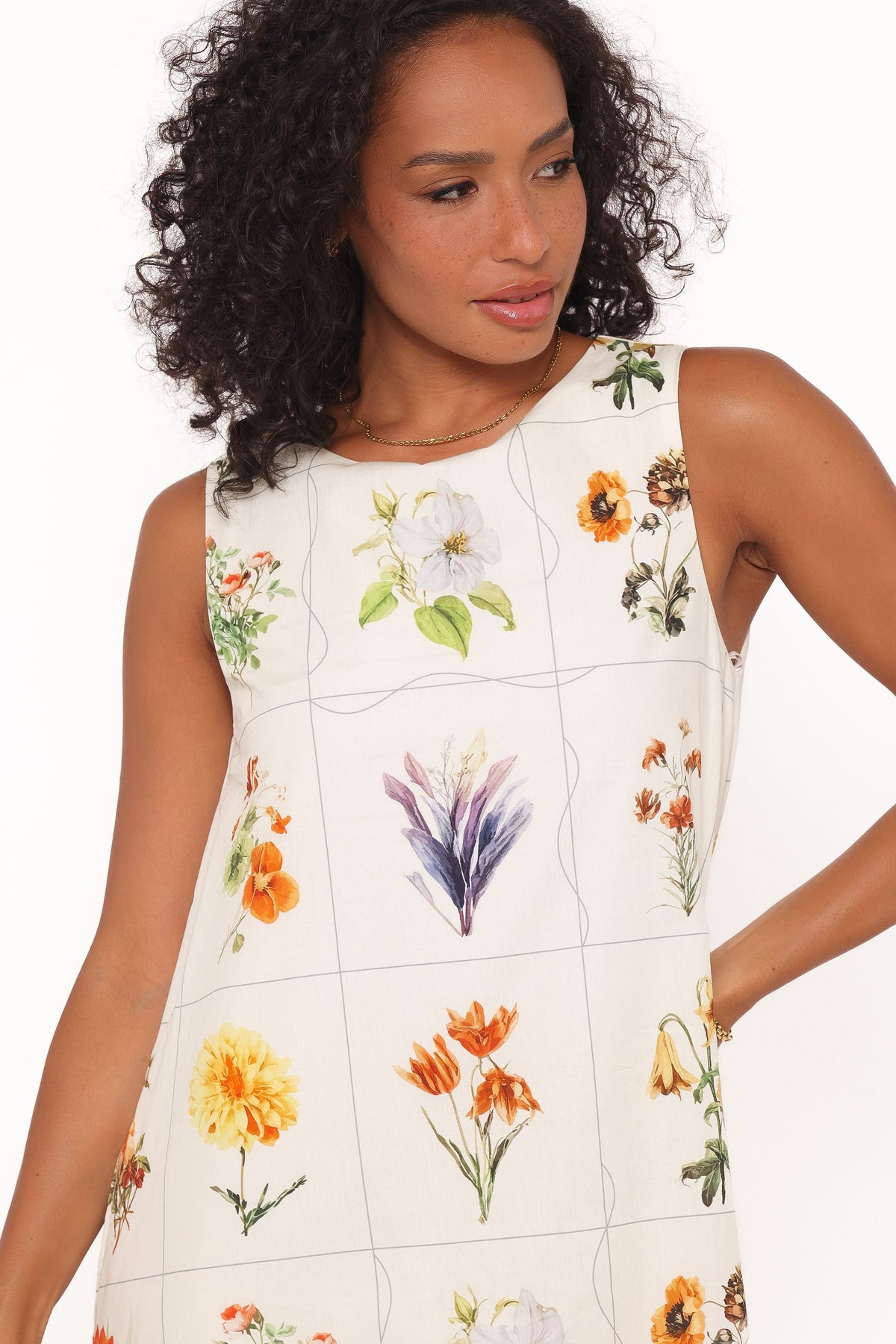Elordi Mini Dress in Multi Flowers – view 2 of 7