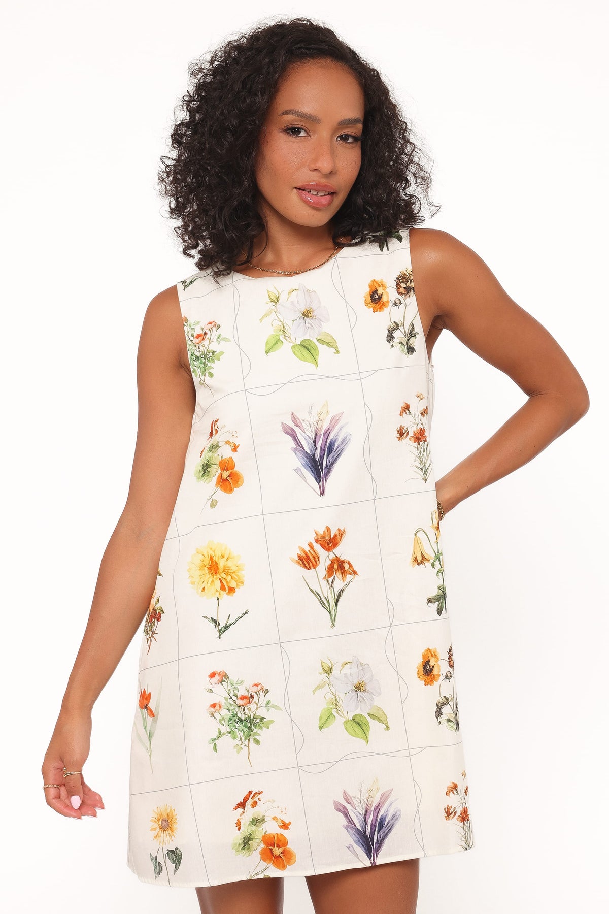 Elordi Mini Dress in Multi Flowers – view 1 of 7