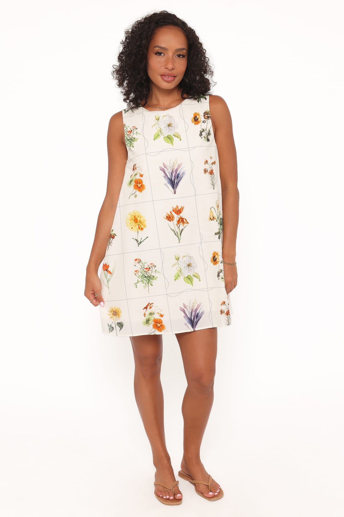 Elordi Mini Dress in Multi Flowers – view 5 of 7