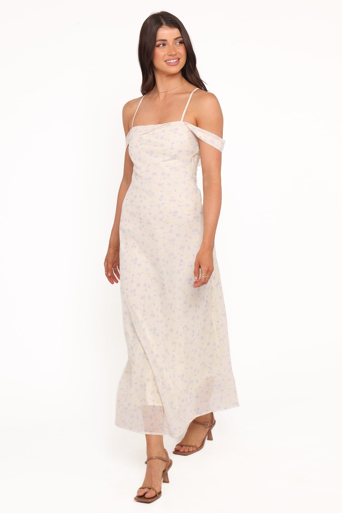 Elwood Midi Dress in Yellow Ditsy Floral – view 1 of 7