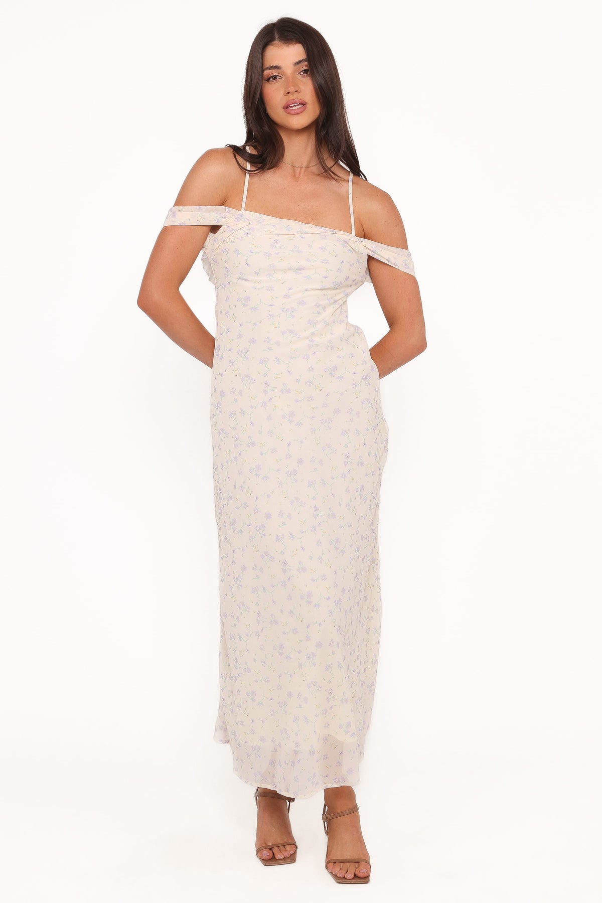 Elwood Midi Dress in Yellow Ditsy Floral – view 2 of 7