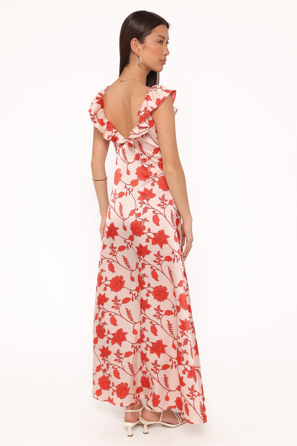 Enala Maxi Dress in Red Floral – view 3 of 5