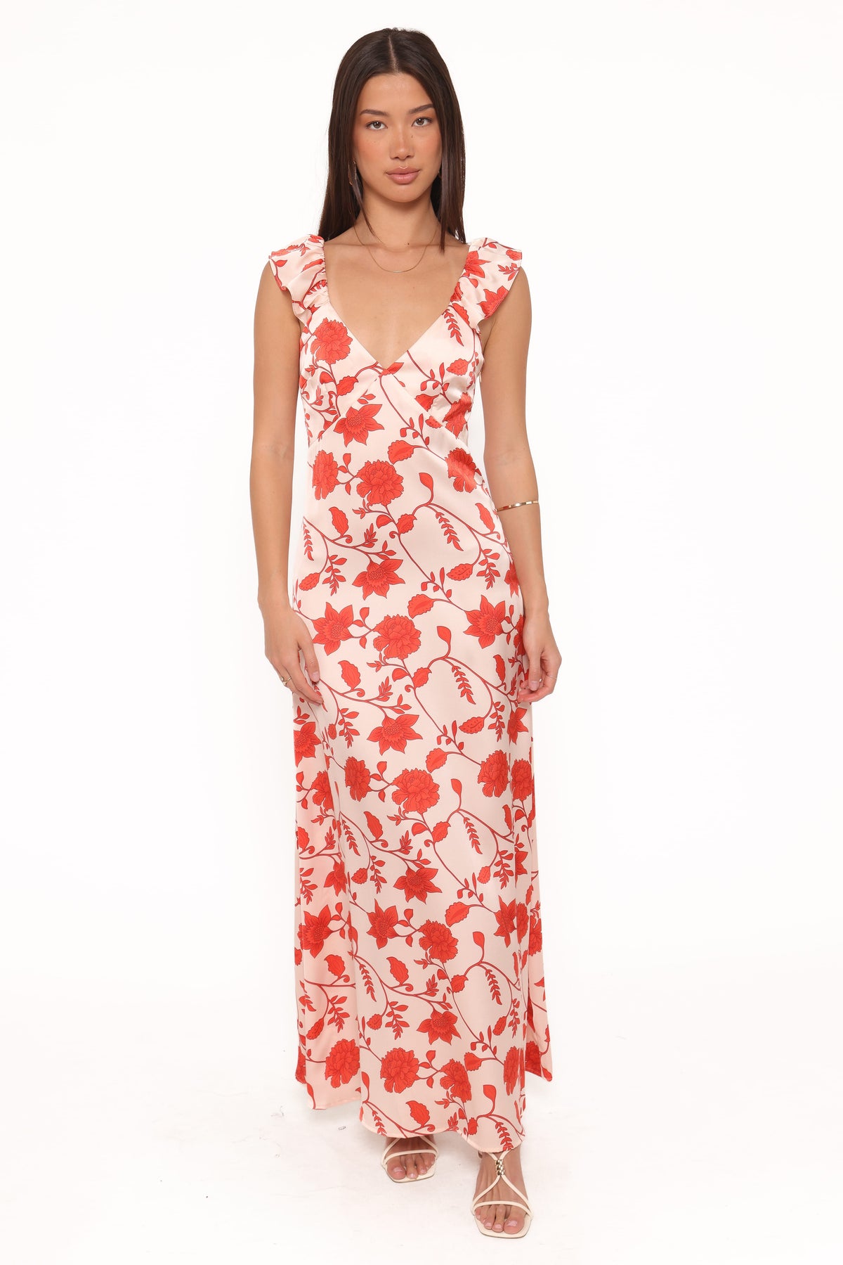 Enala Maxi Dress in Red Floral – view 4 of 5