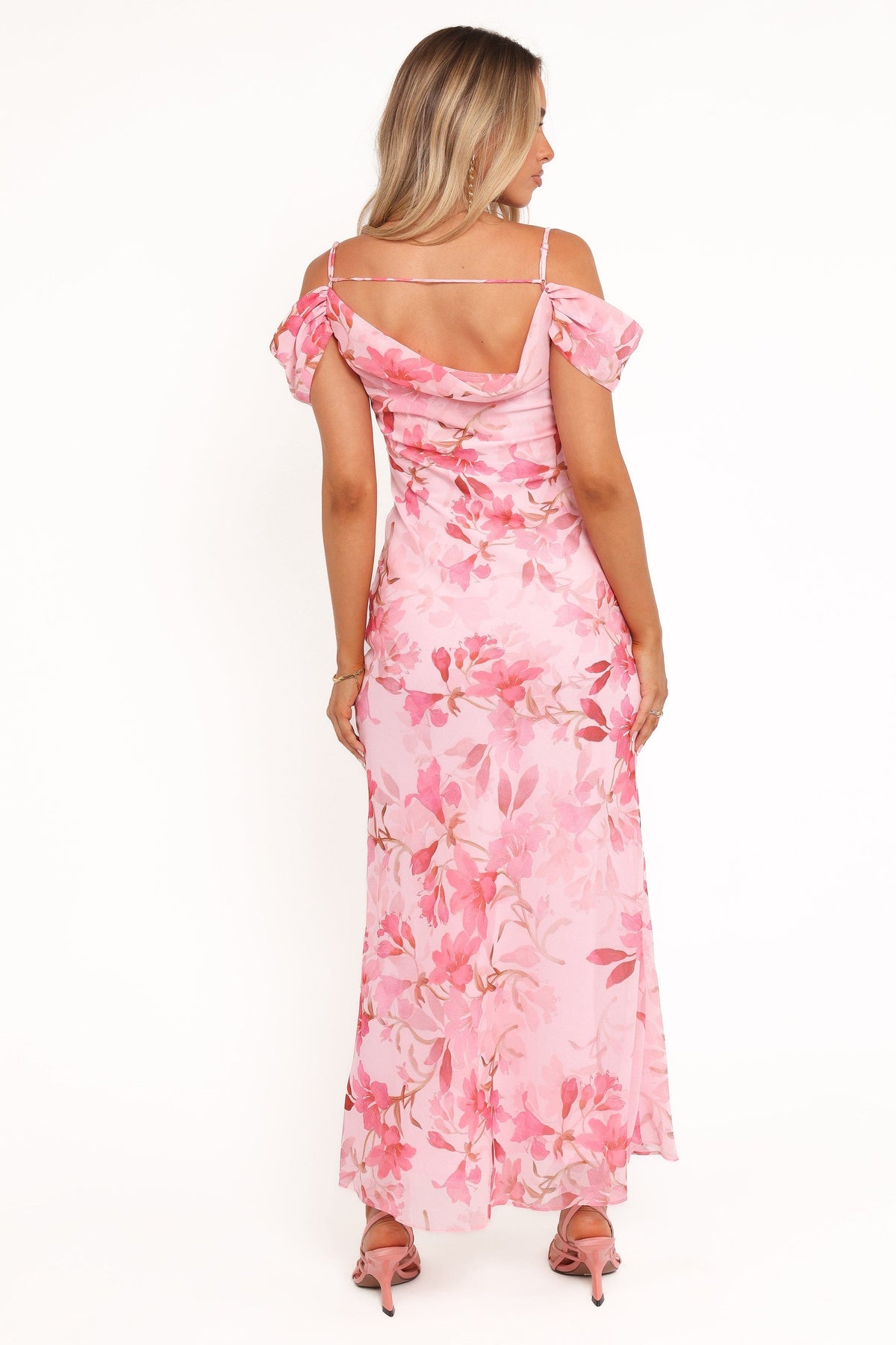 Esther Midi Dress in Pink Floral – view 5 of 8