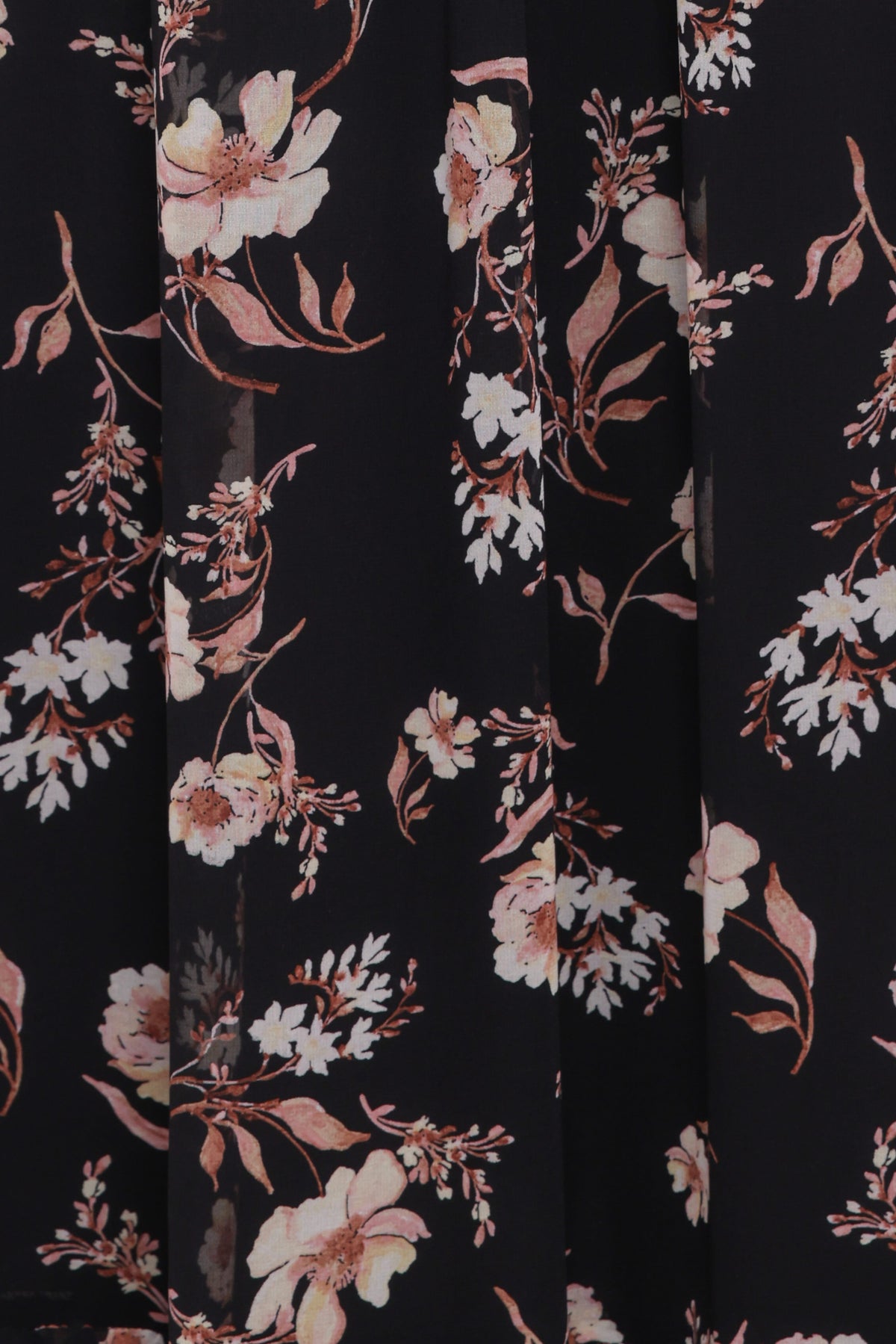 Evian Long Sleeve Maxi Dress in Black Floral – view 6 of 6