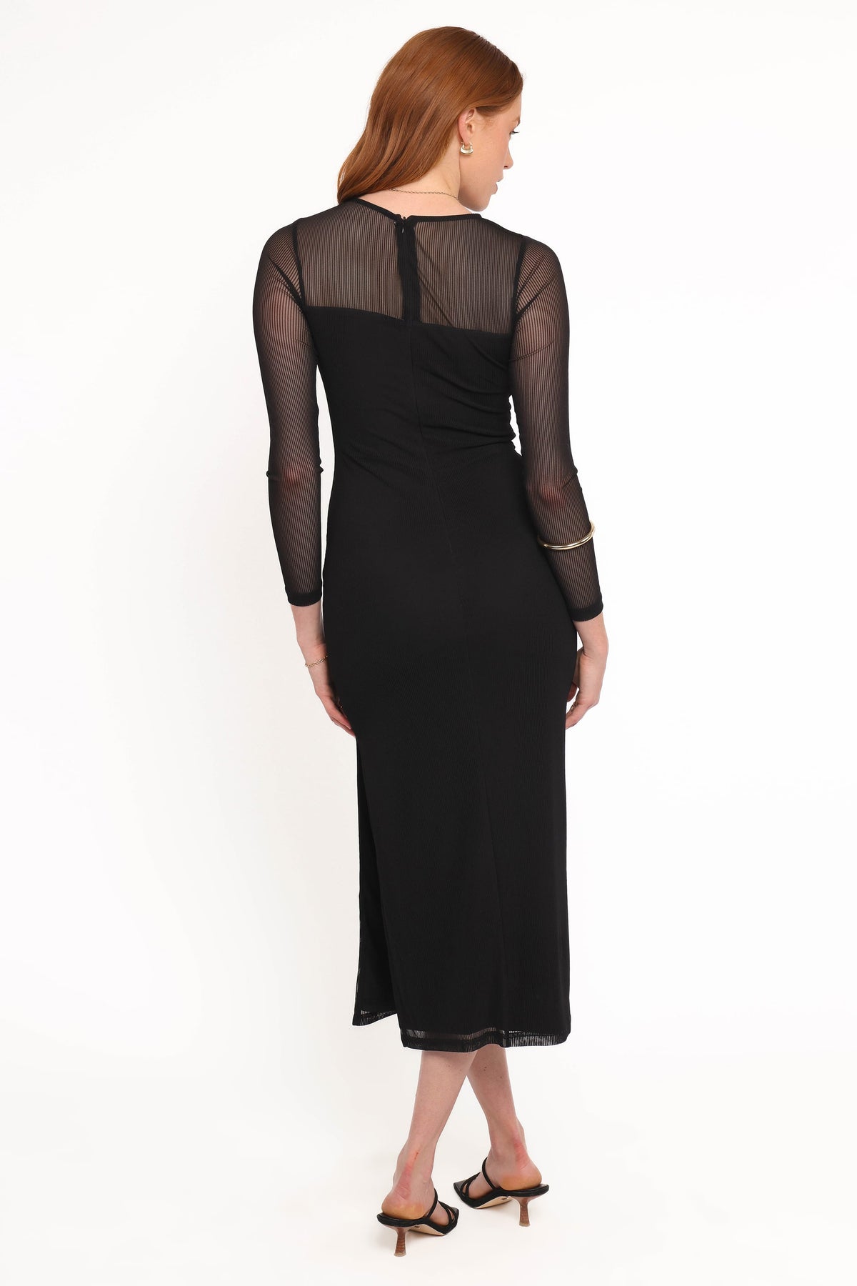 Famille Midi Dress in Black – view 4 of 7