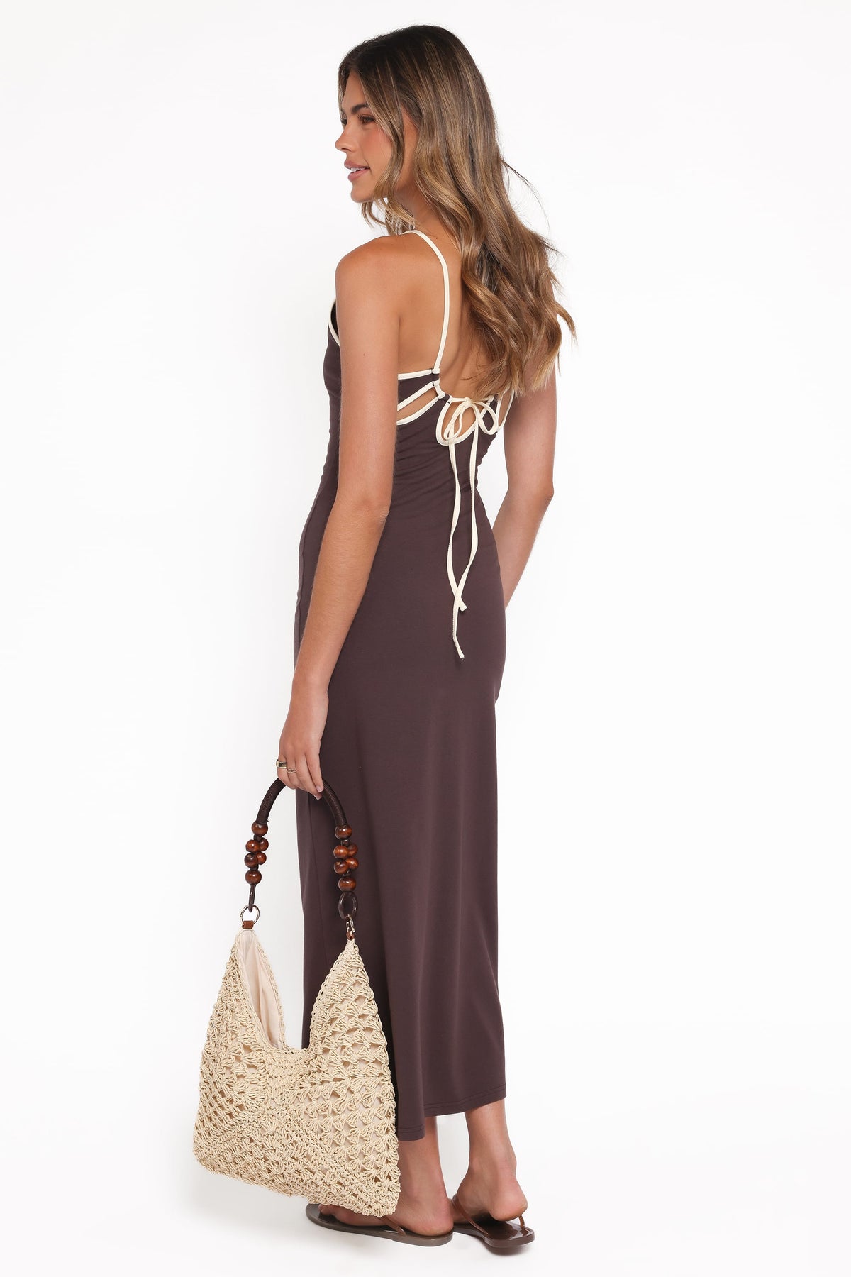 Fiona Maxi Dress in Espresso – view 2 of 9