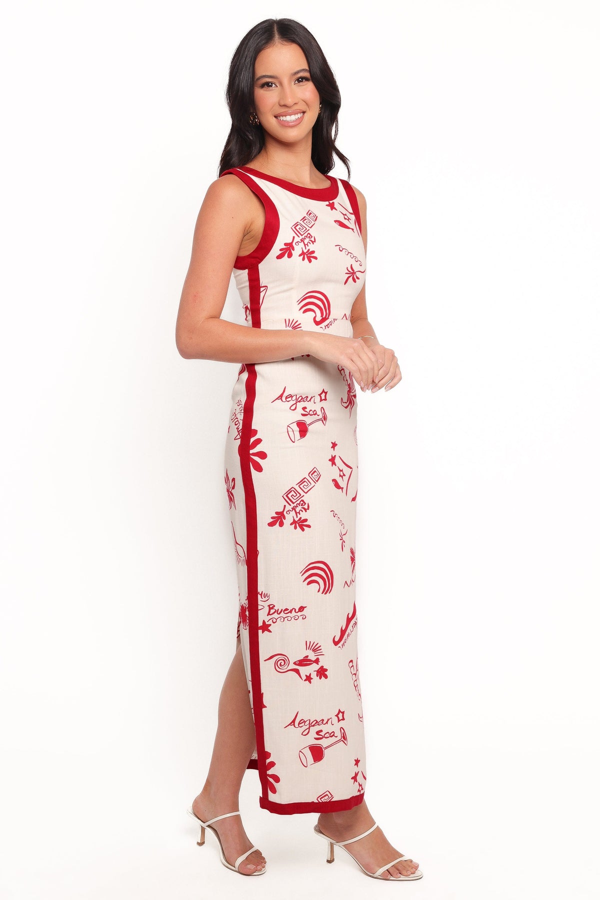 Fiori Maxi Dress in Red – view 5 of 8