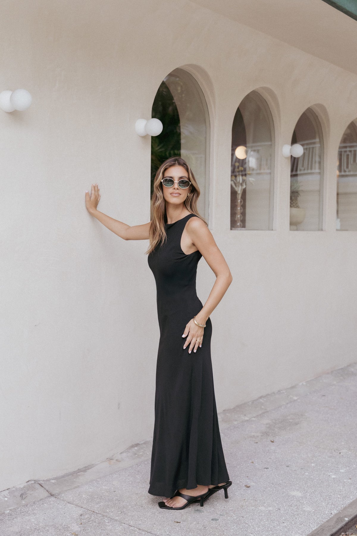 Flavia Maxi Dress in Black – view 1 of 7