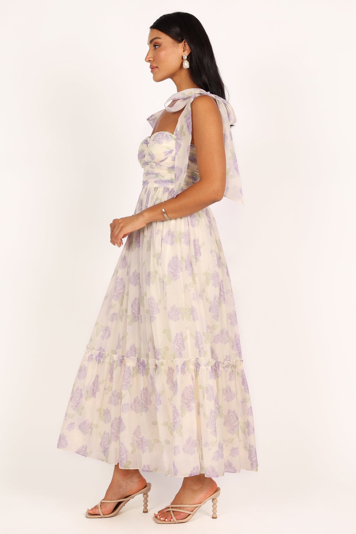Floret Midi Dress in Lavender – view 6 of 11