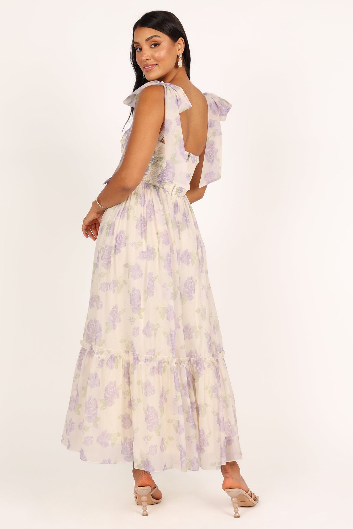 Floret Midi Dress in Lavender – view 8 of 11