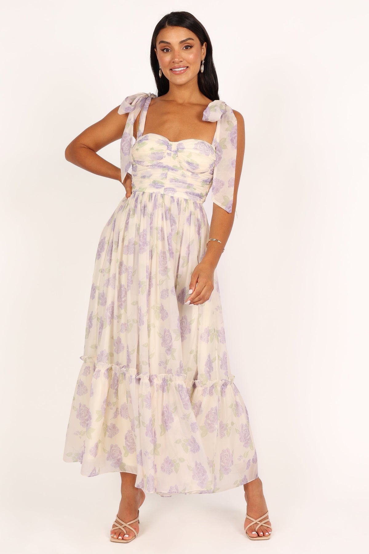 Floret Midi Dress in Lavender – view 11 of 11