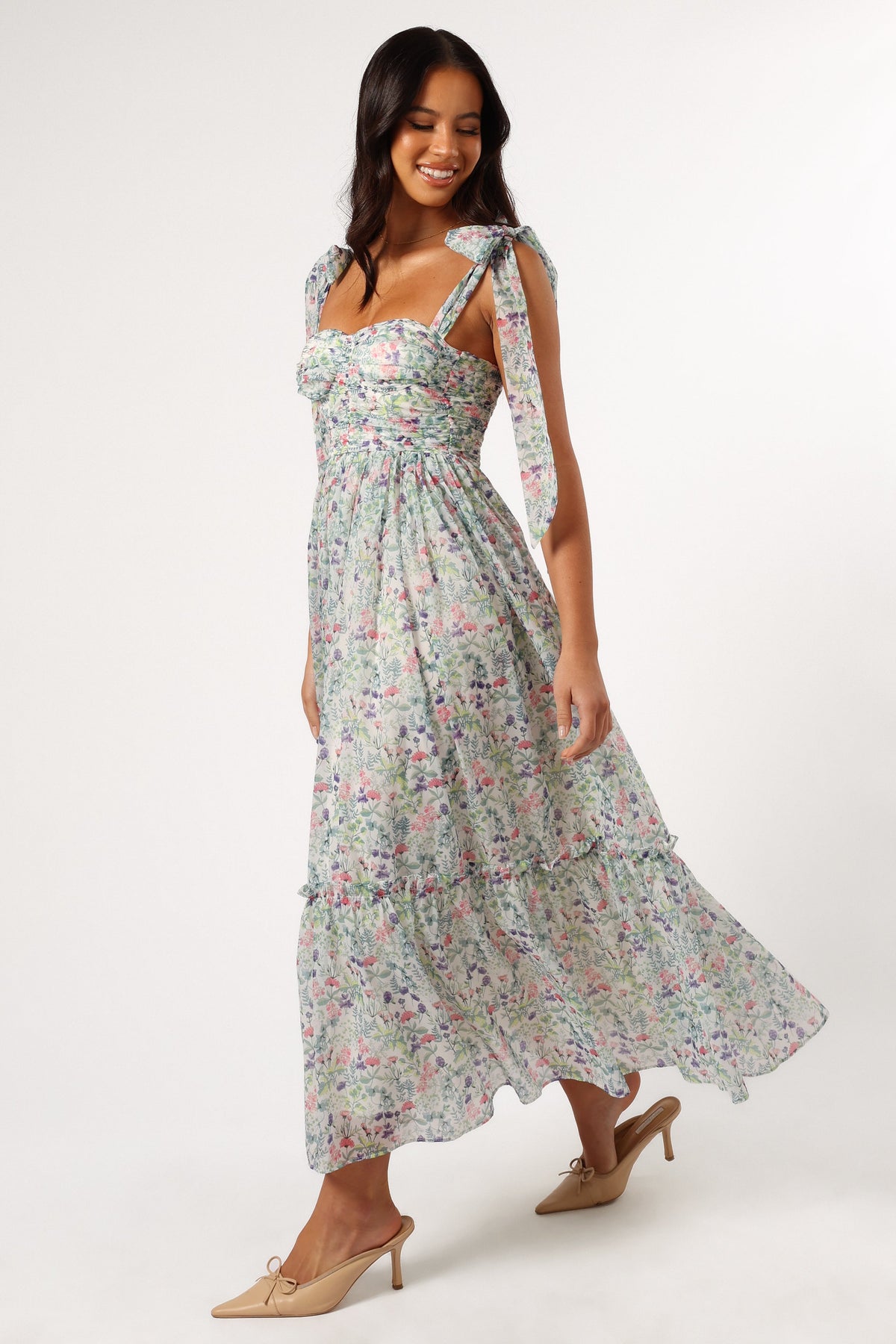 Floret Midi Dress in Multi – view 3 of 7