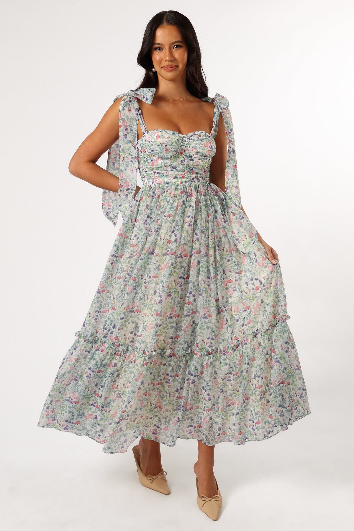 Floret Midi Dress in Multi – view 5 of 7