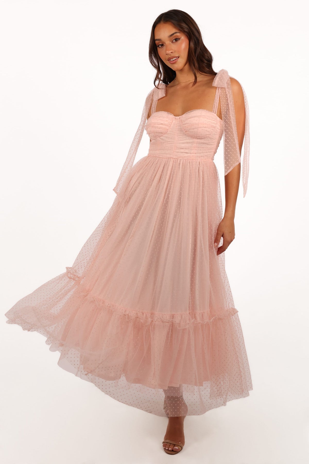 Floret Midi Dress in Petal Pink – view 4 of 9