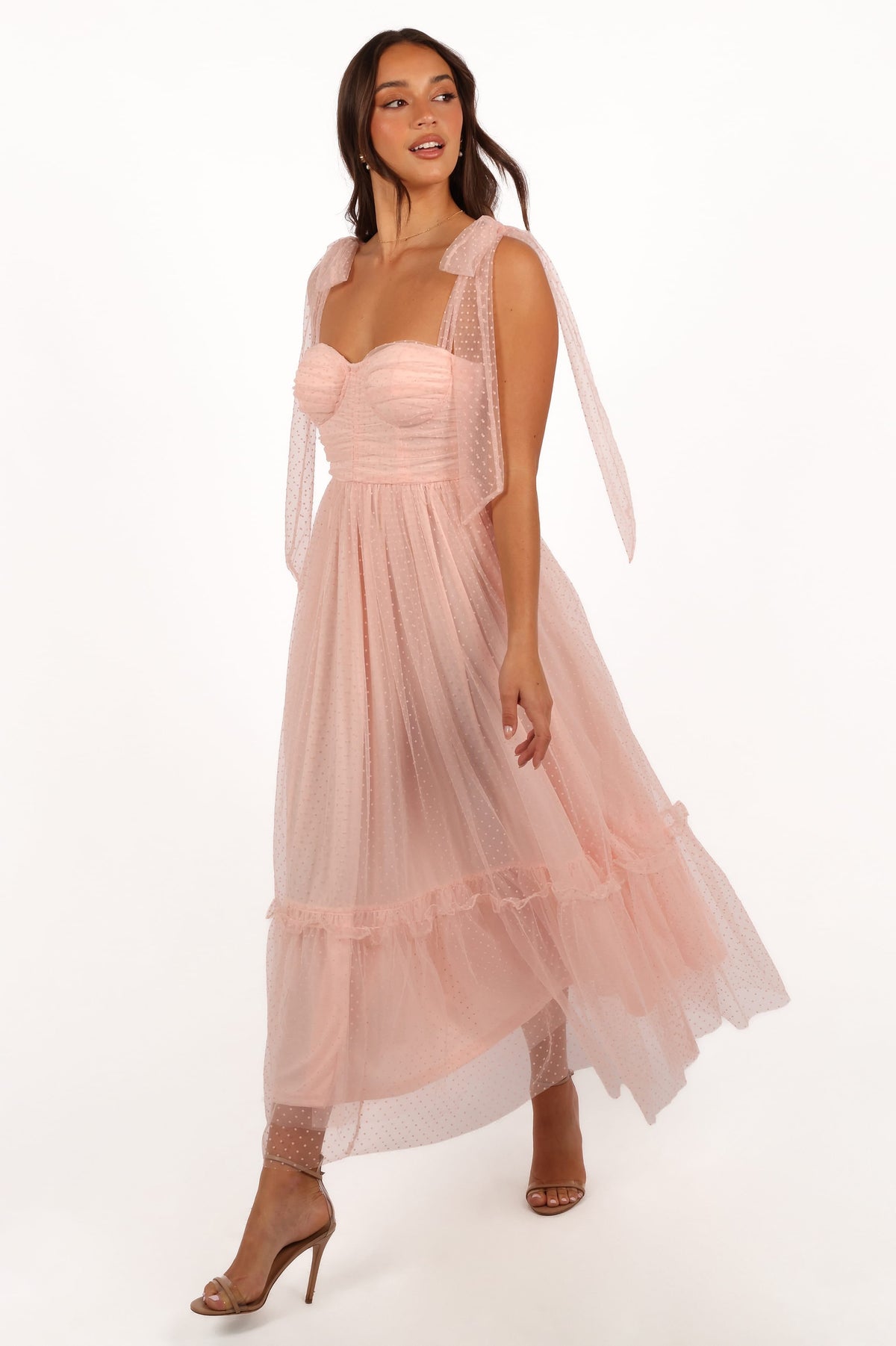 Floret Midi Dress in Petal Pink – view 7 of 9