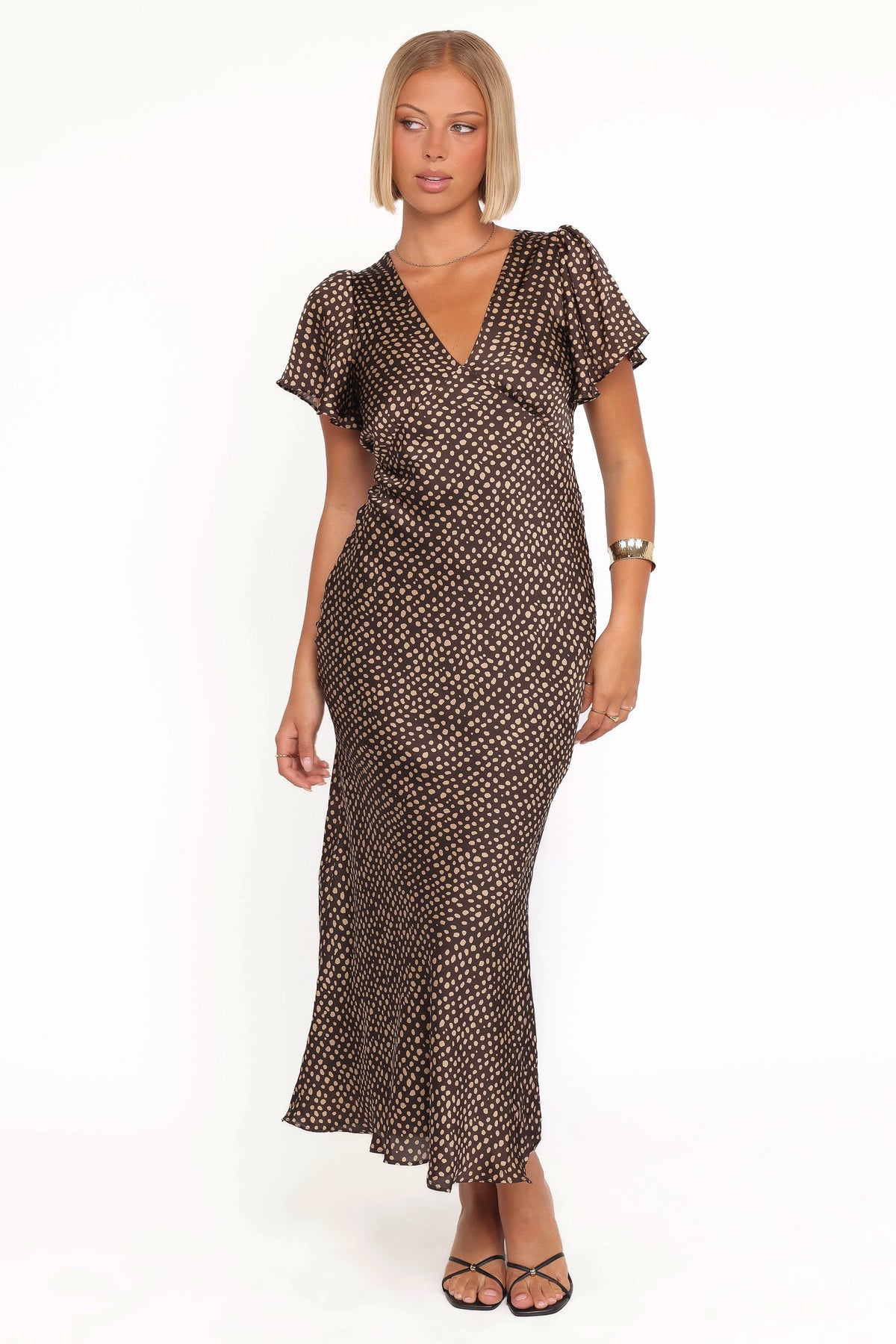 Flossy Maxi Dress in Umber/Taupe – view 5 of 6
