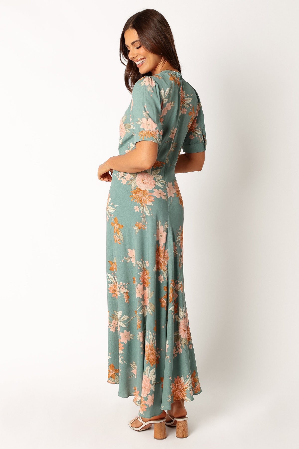 Frampton Midi Dress in Blue Floral – view 4 of 11