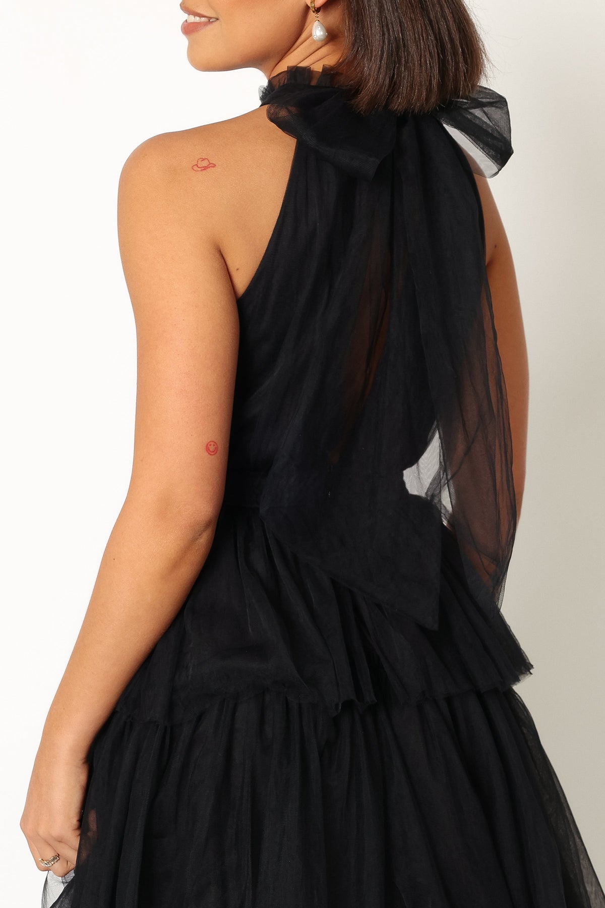 Frances Halterneck Maxi Dress in Black – view 2 of 8