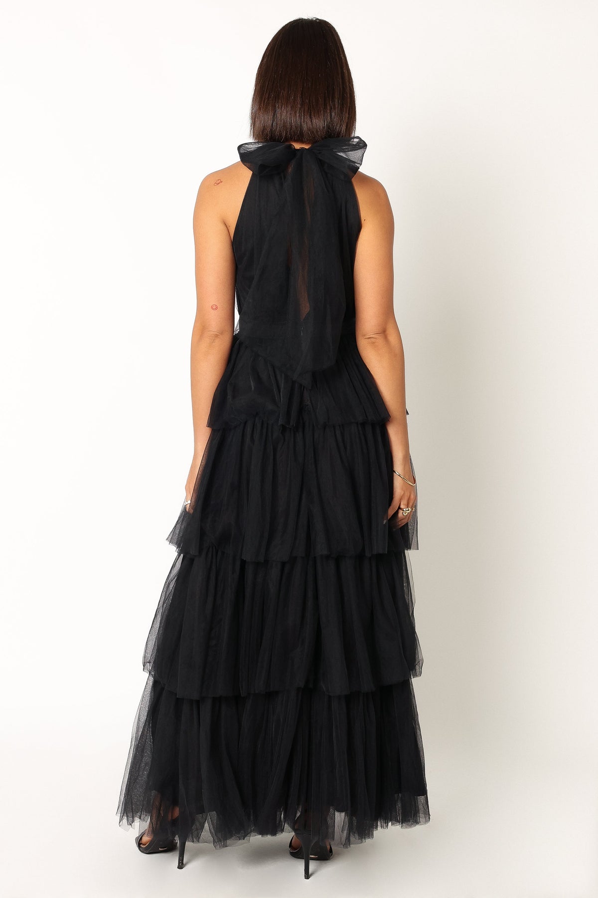 Frances Halterneck Maxi Dress in Black – view 4 of 8