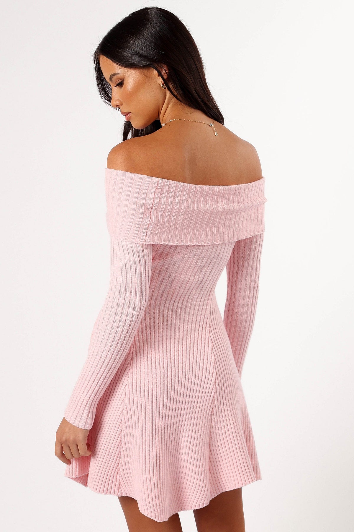 Francisco Long Sleeve Mini Dress in Pink – view 4 of 7