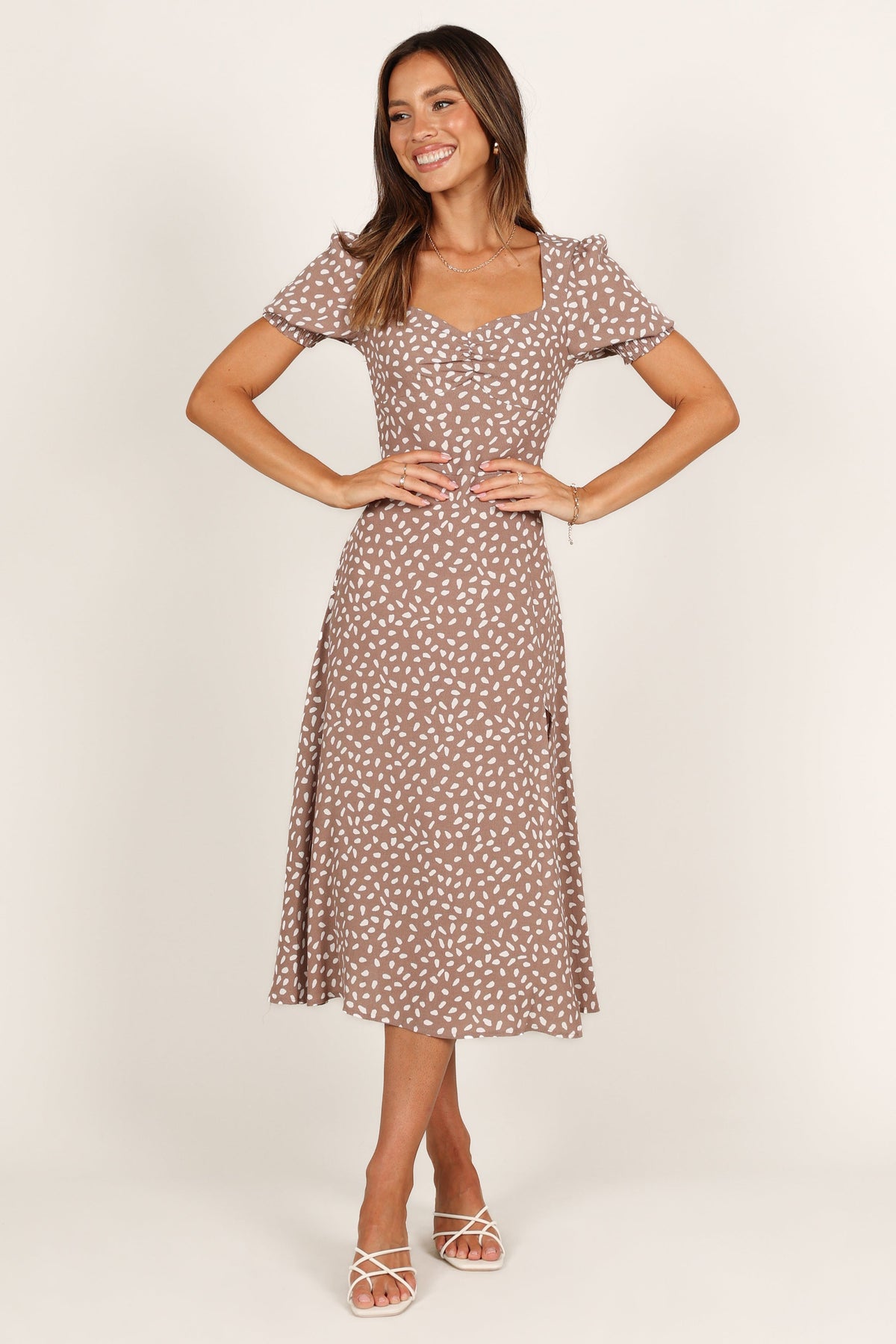 Franklin Dress in Mocha – view 3 of 15
