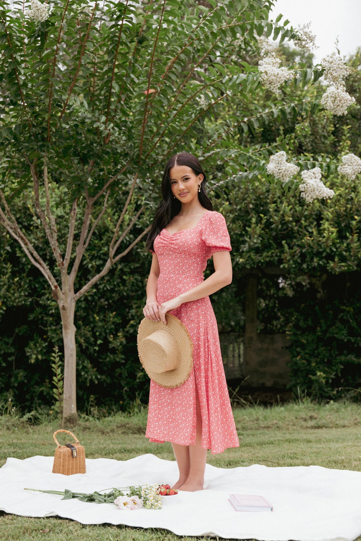 Franklin Dress in Red Floral – view 1 of 8
