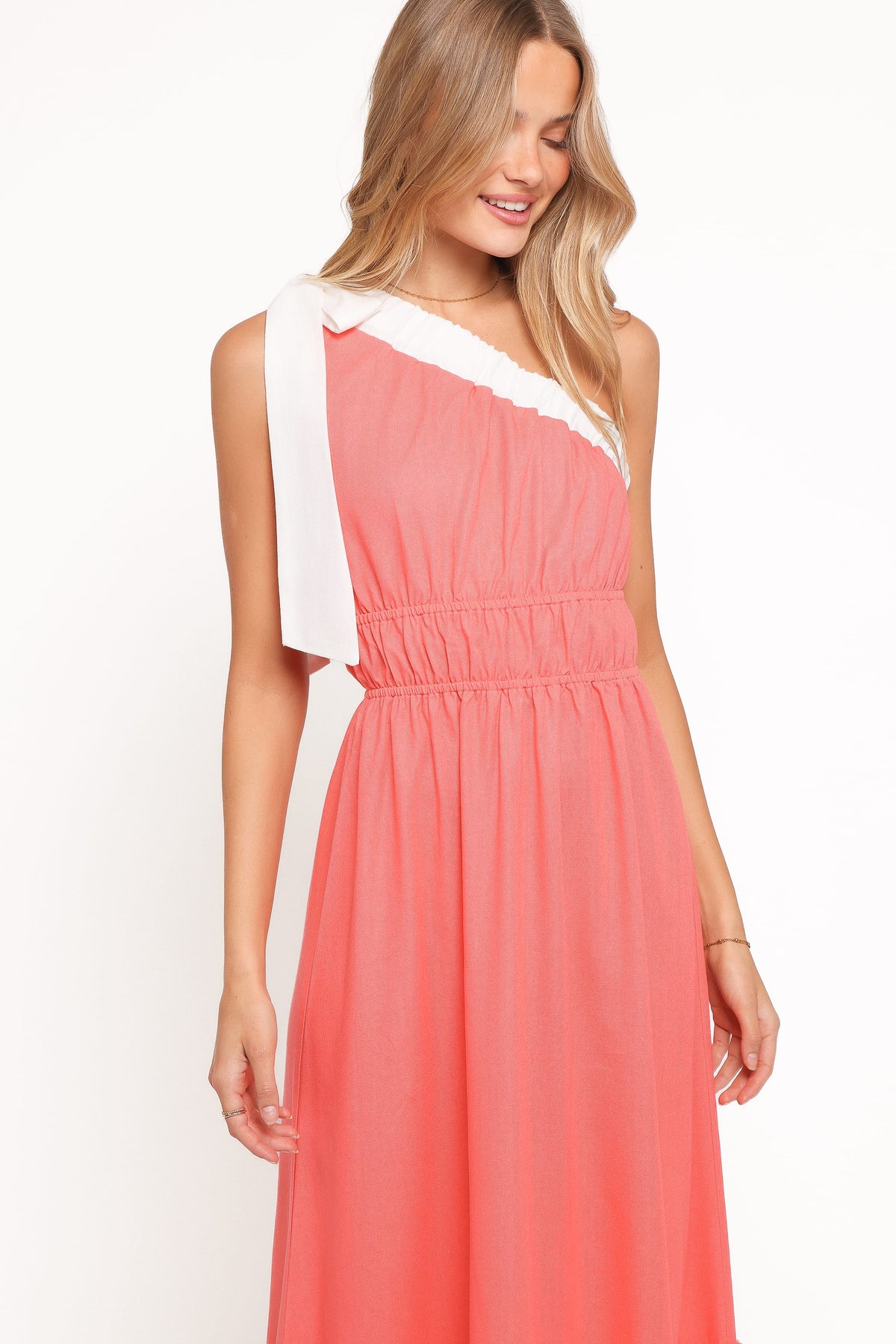 Gilda Maxi Dress in Coral – view 2 of 7