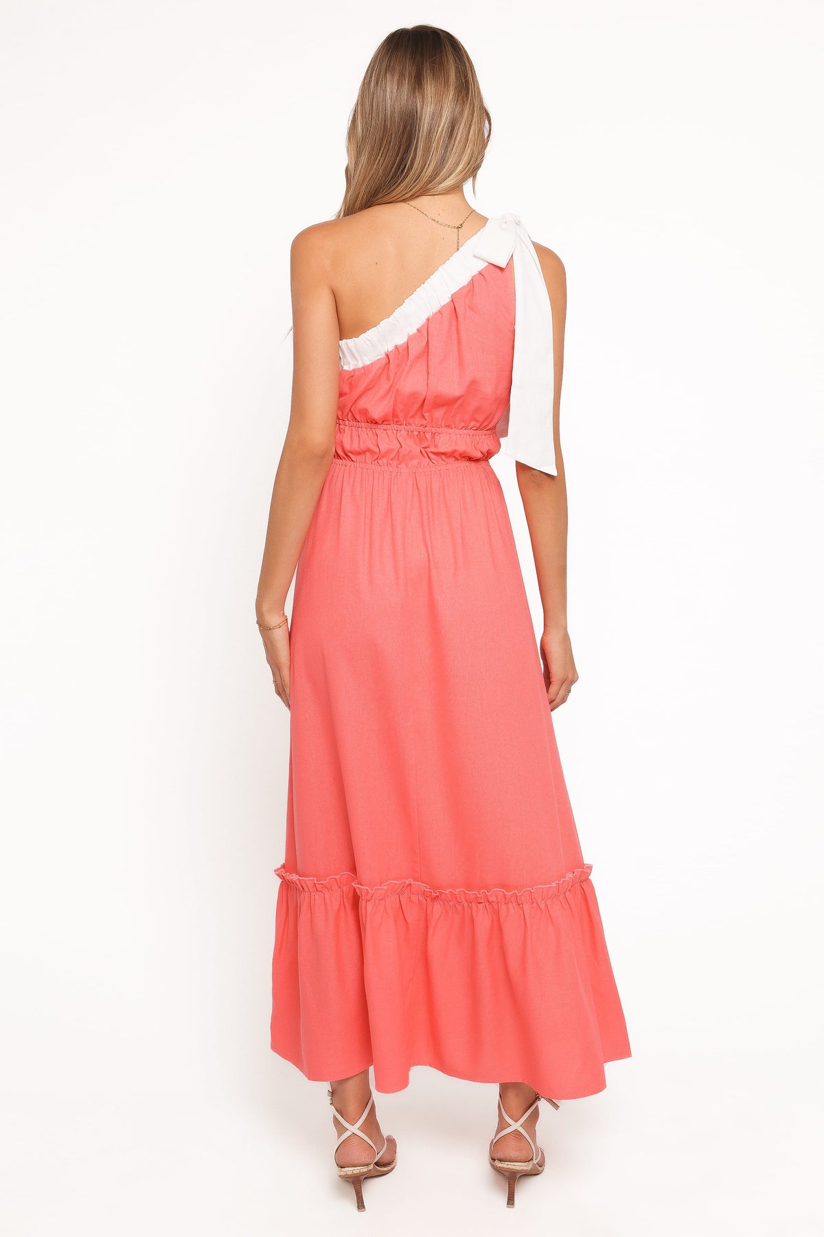 Gilda Maxi Dress in Coral – view 4 of 7