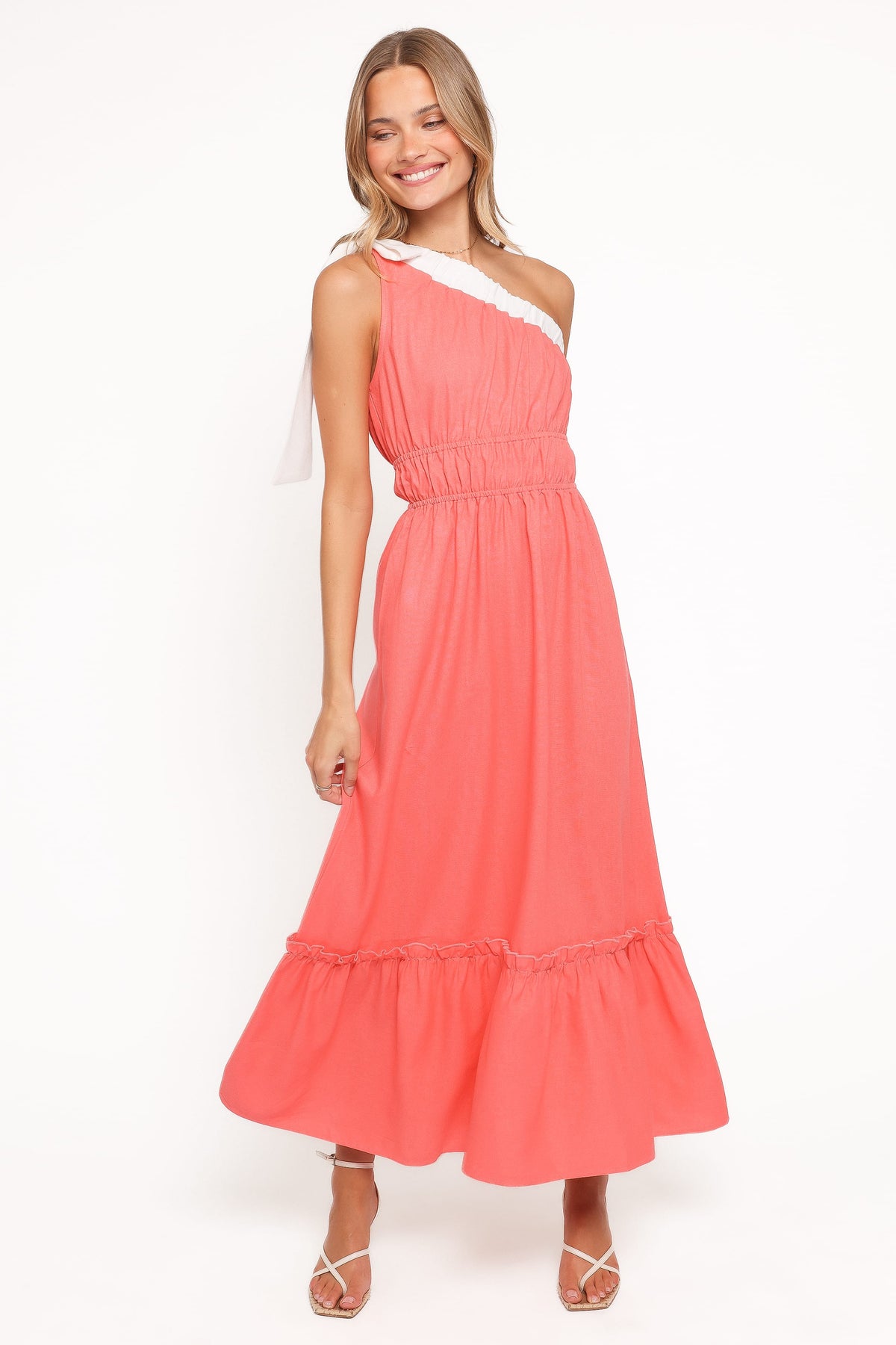 Gilda Maxi Dress in Coral – view 1 of 7