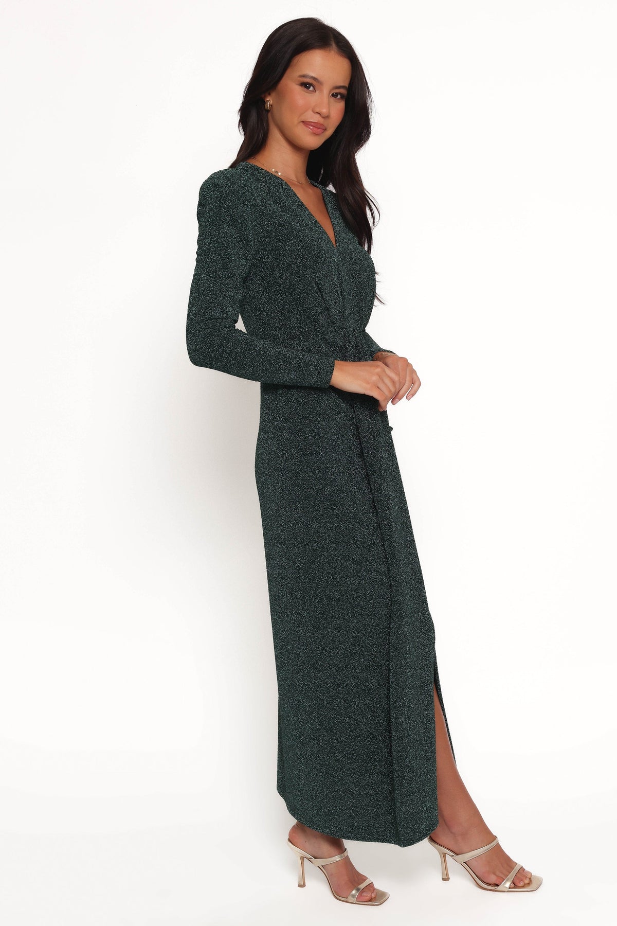Grayson Maxi Dress in Emerald – view 5 of 9