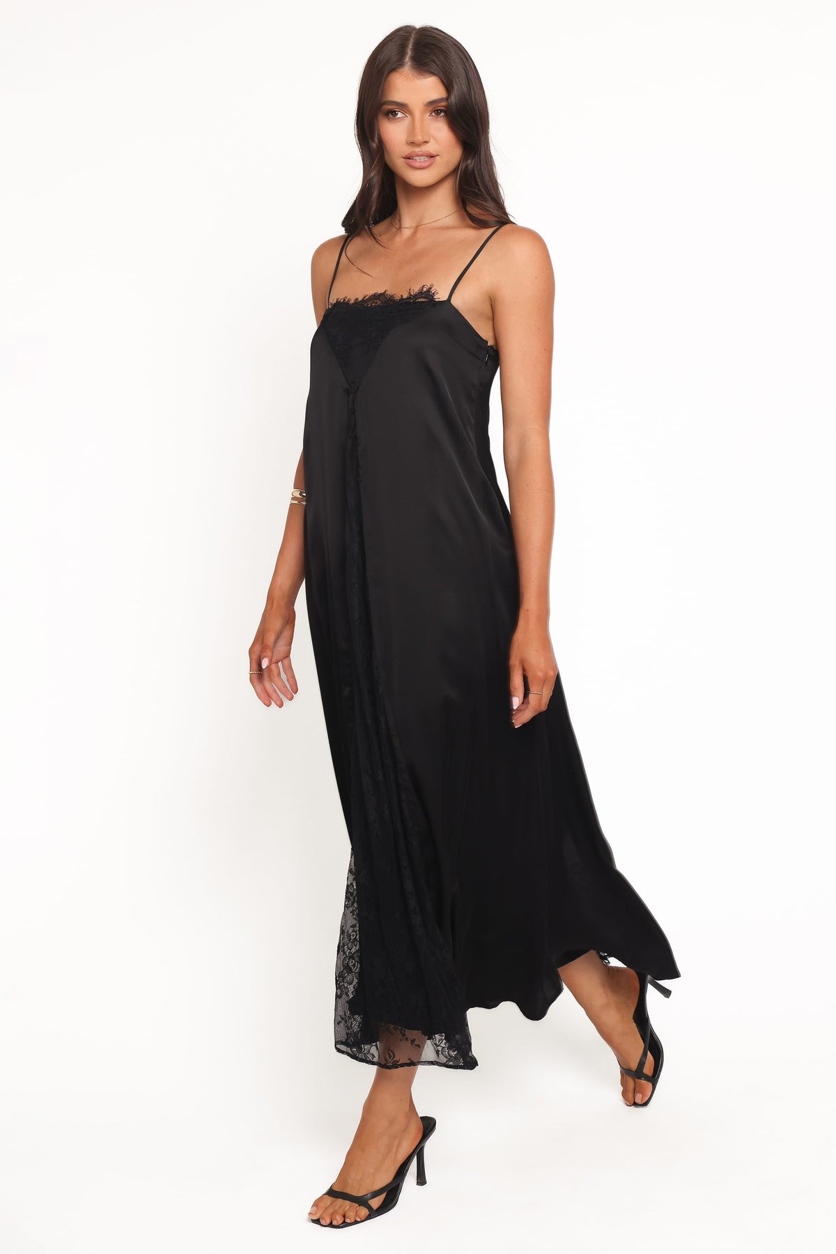 Halsey Midi Dress in Black – view 3 of 6