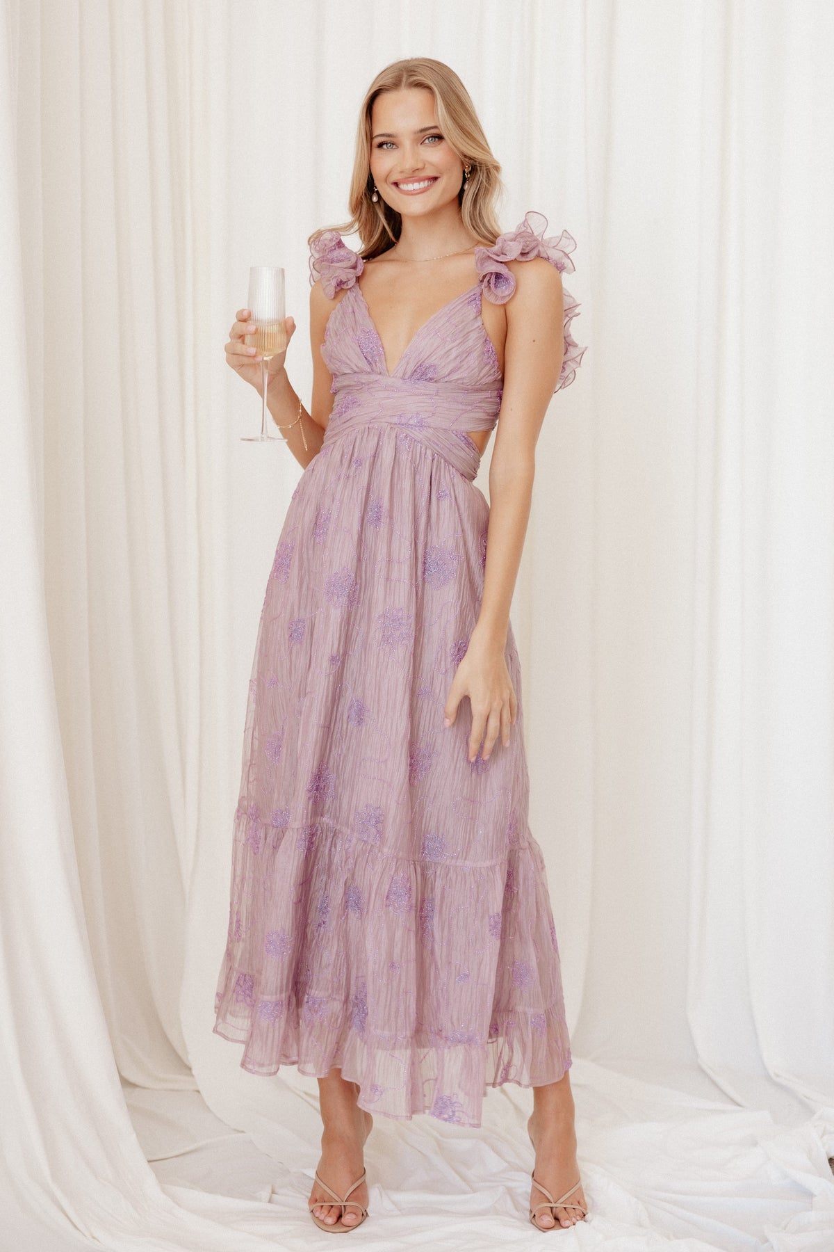 Harmony Maxi Dress in Lilac – view 2 of 8