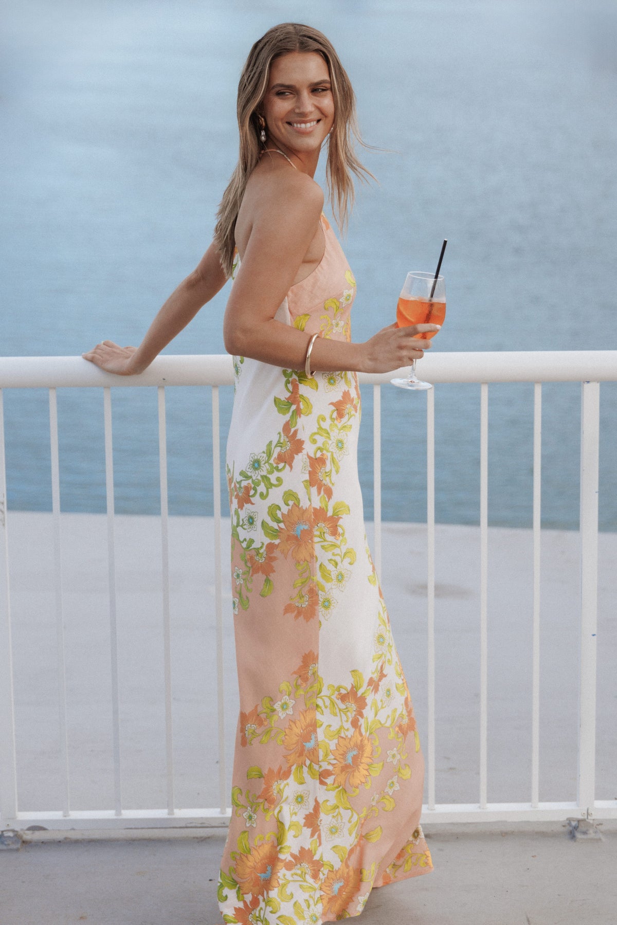 Haruki Maxi Dress in Yellow Spring Floral – view 8 of 8