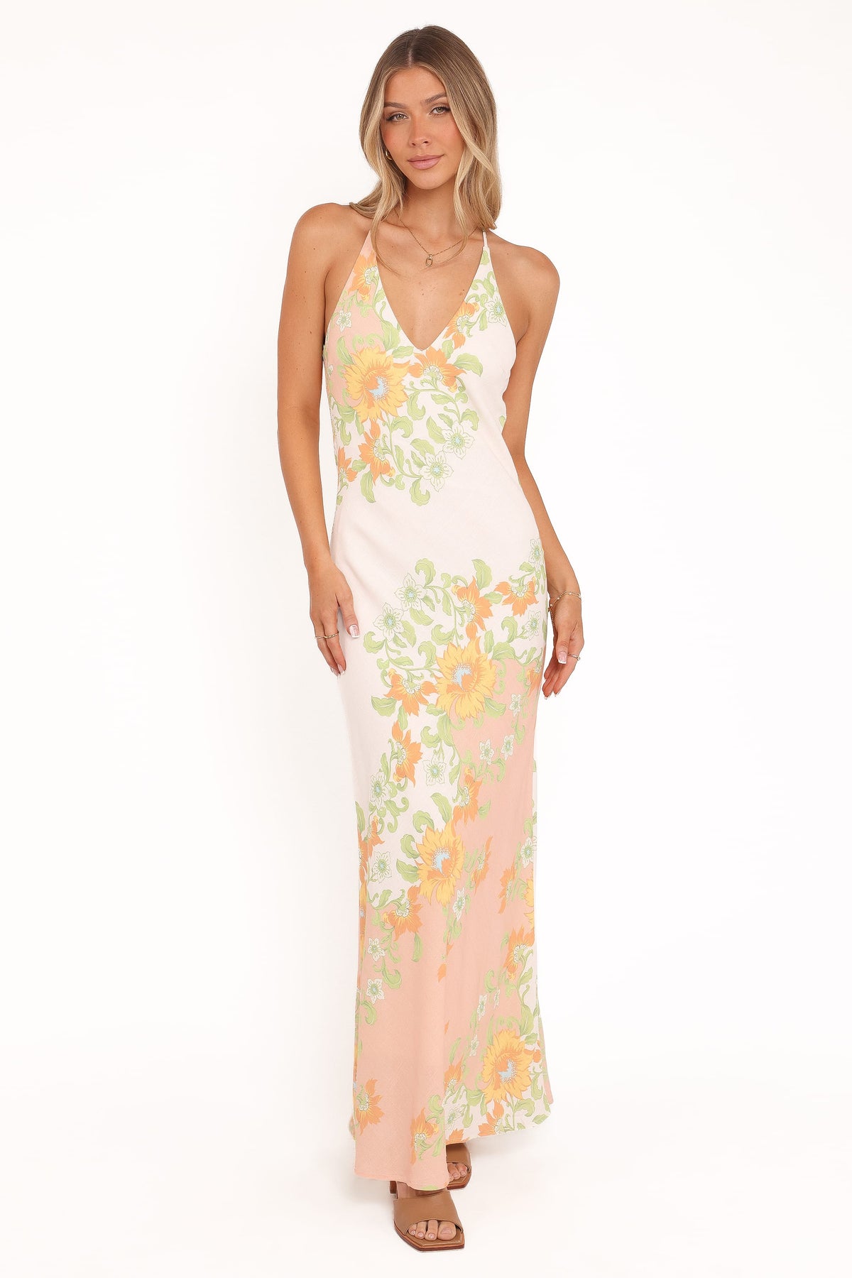 Haruki Maxi Dress in Yellow Spring Floral – view 6 of 8
