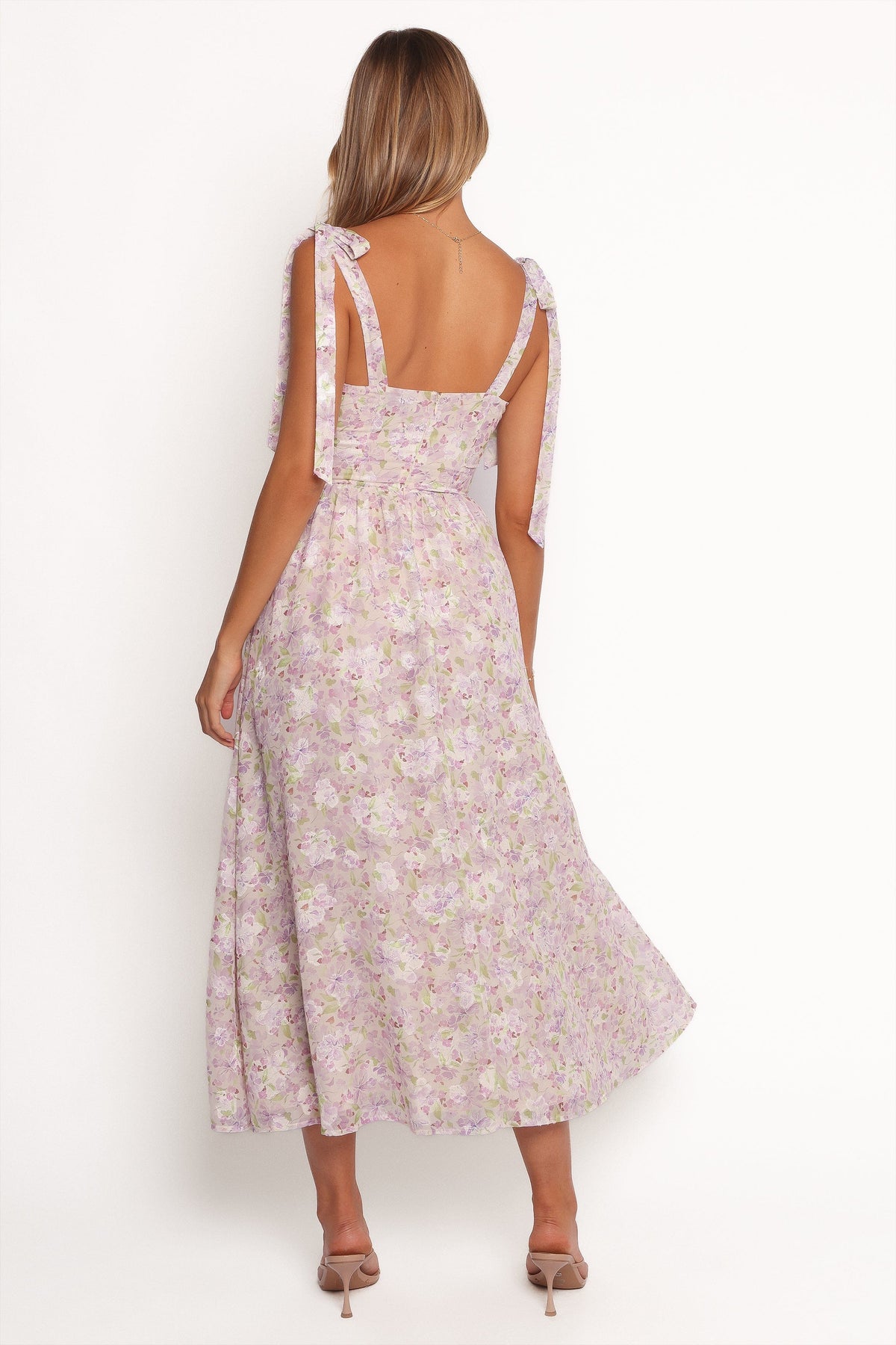 Hayden Maxi Dress in Purple Floral – view 4 of 7