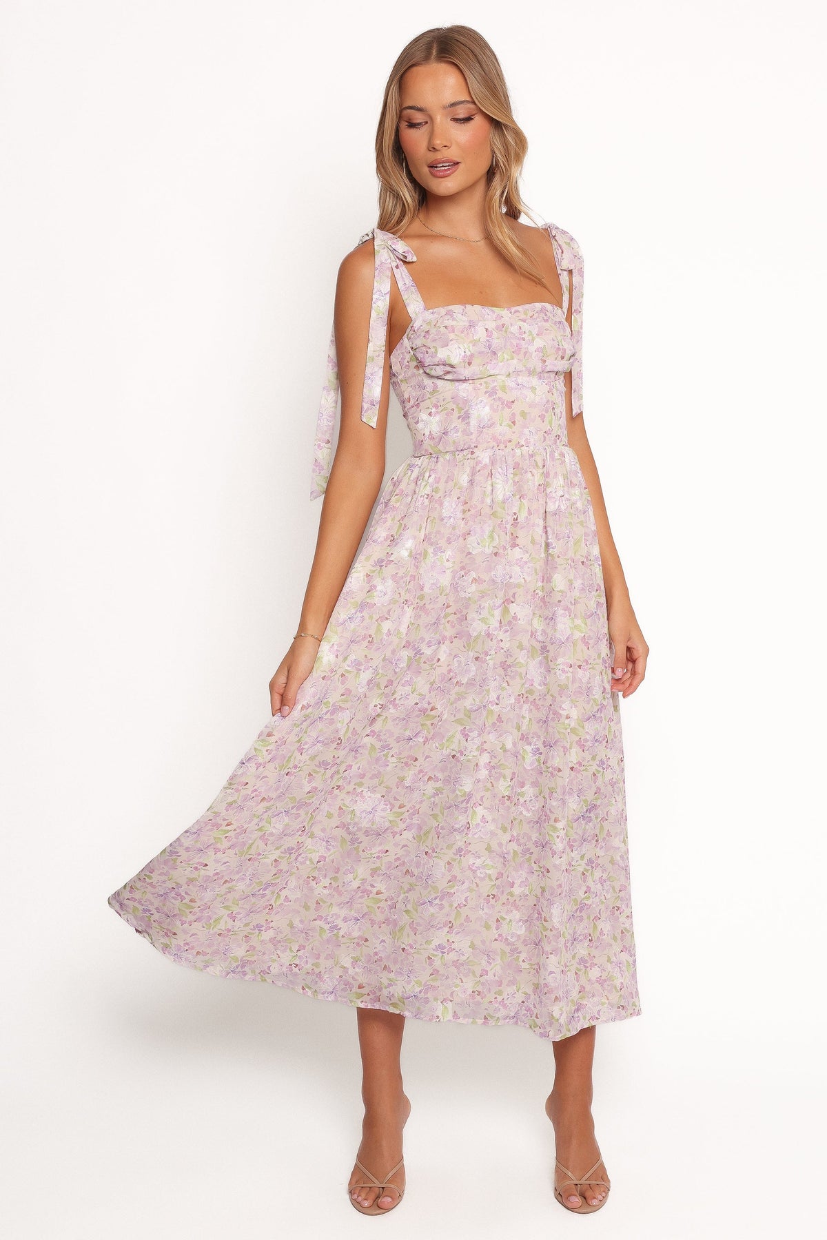 Hayden Maxi Dress in Purple Floral – view 2 of 7