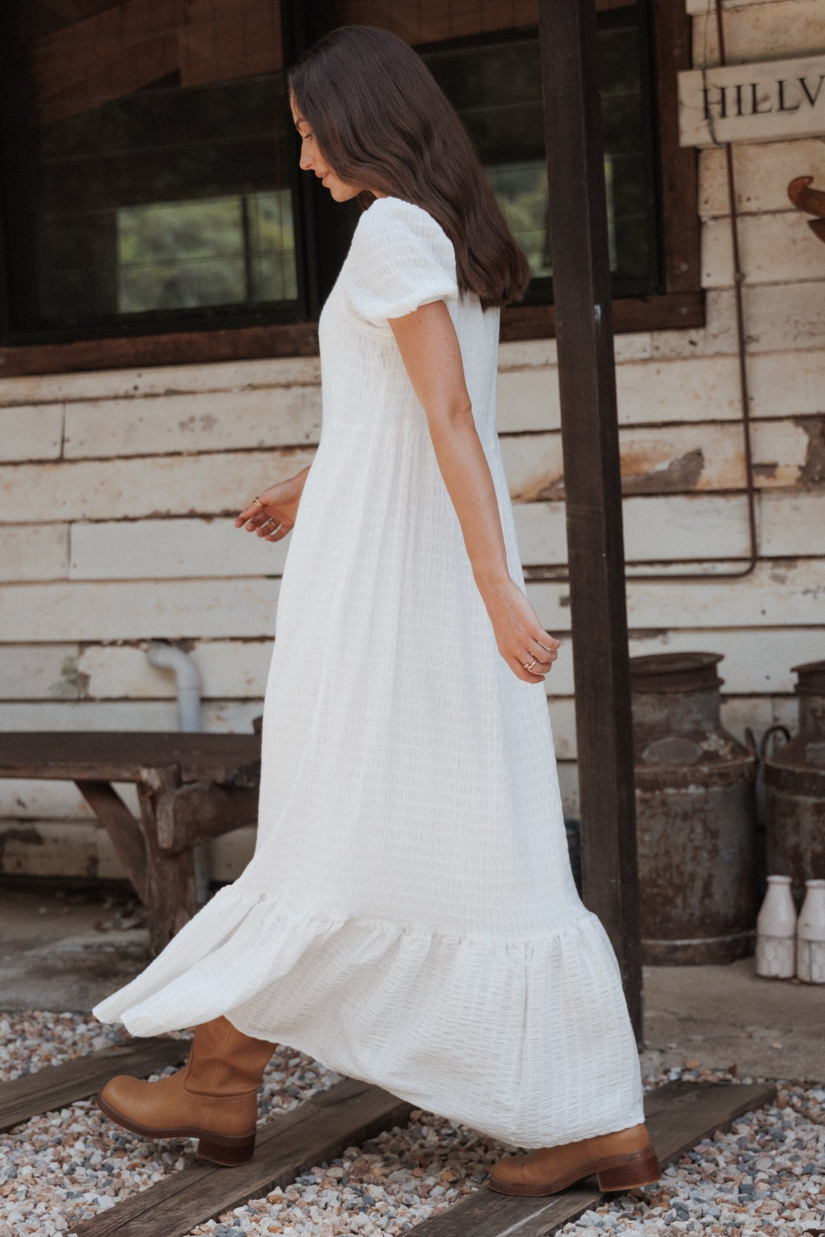 Hedley Maxi Dress in Ivory – view 8 of 8