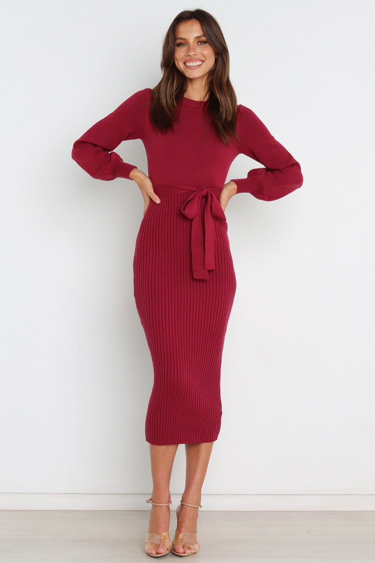 Helena Dress in Wine – view 1 of 8