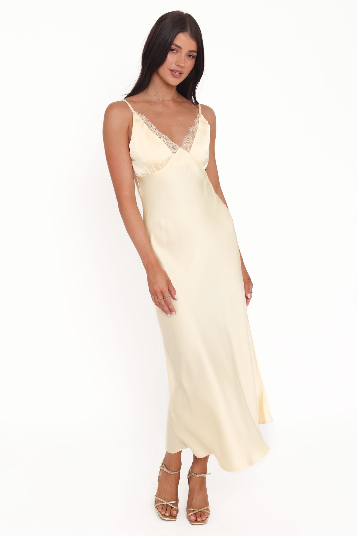 Hobi Midi Dress in Butter Yellow – view 5 of 6