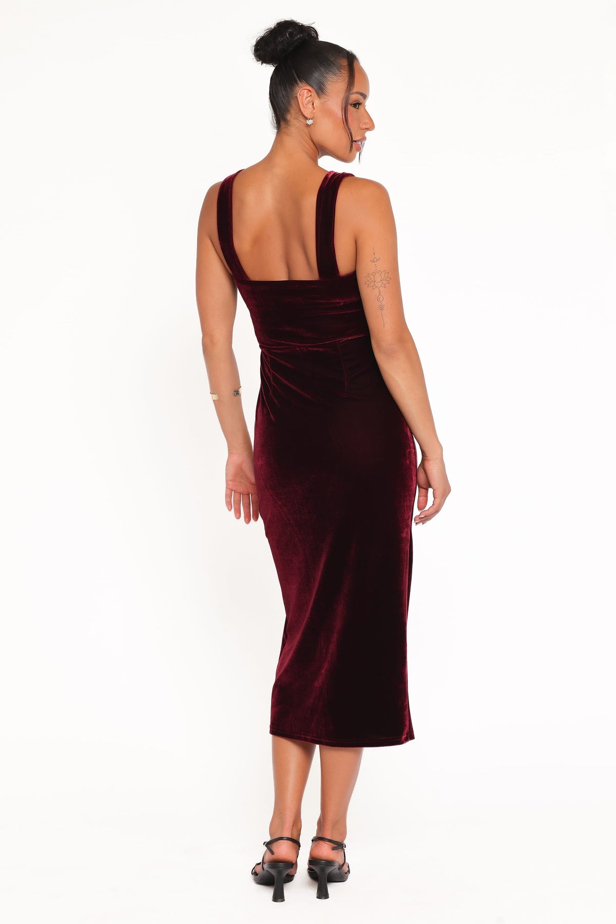 Hyatt Dress in Burgundy – view 6 of 9