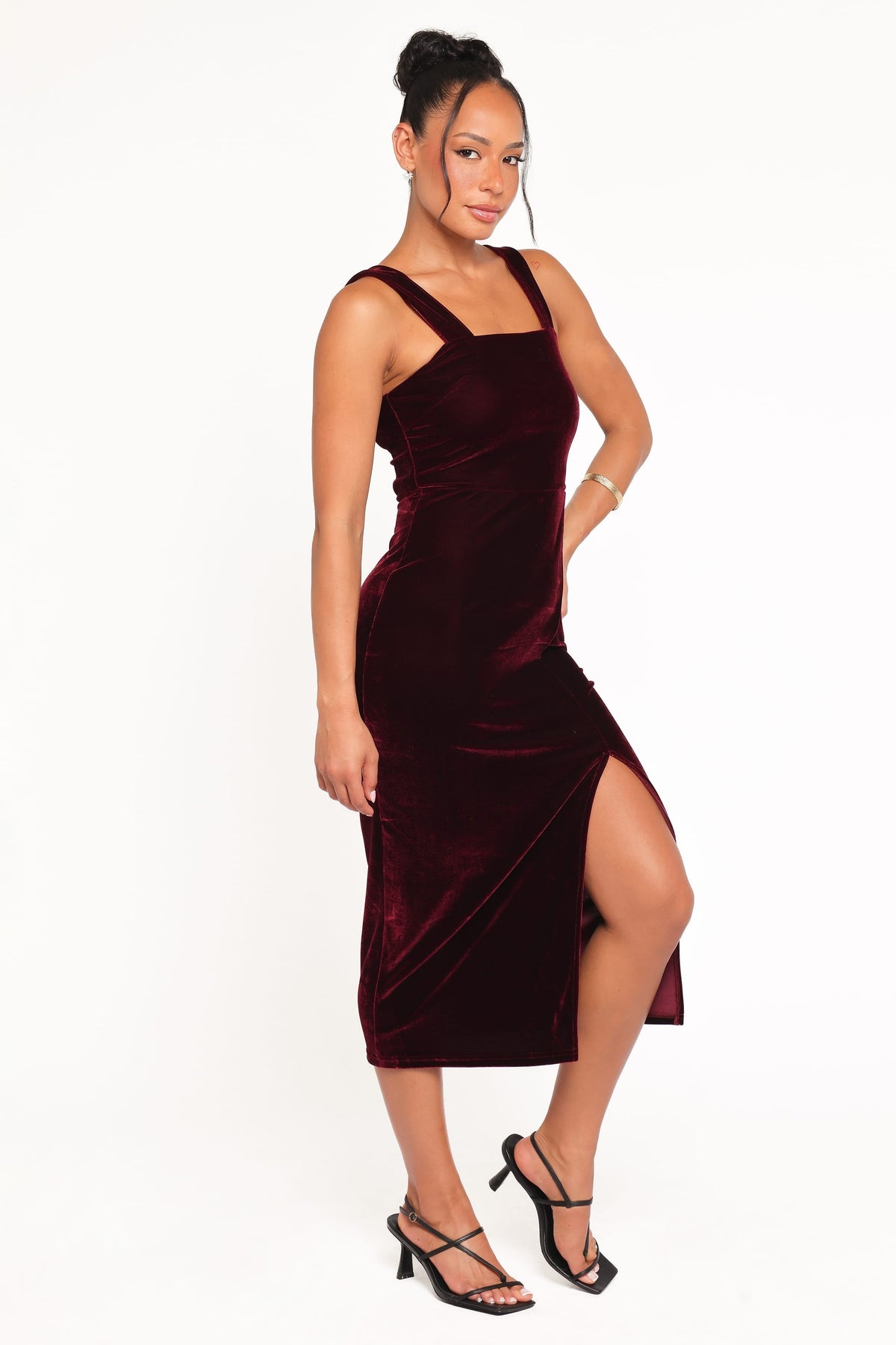 Hyatt Dress in Burgundy – view 5 of 9