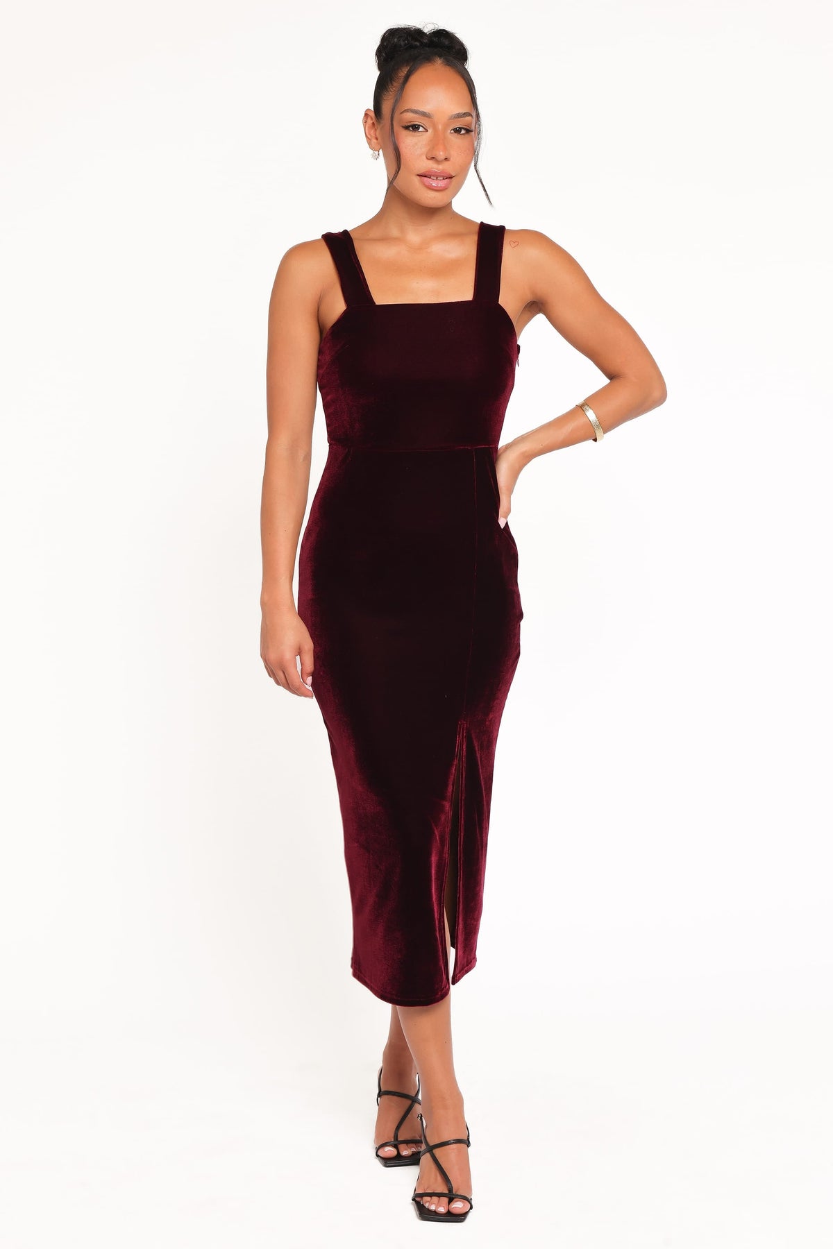 Hyatt Dress in Burgundy – view 7 of 9