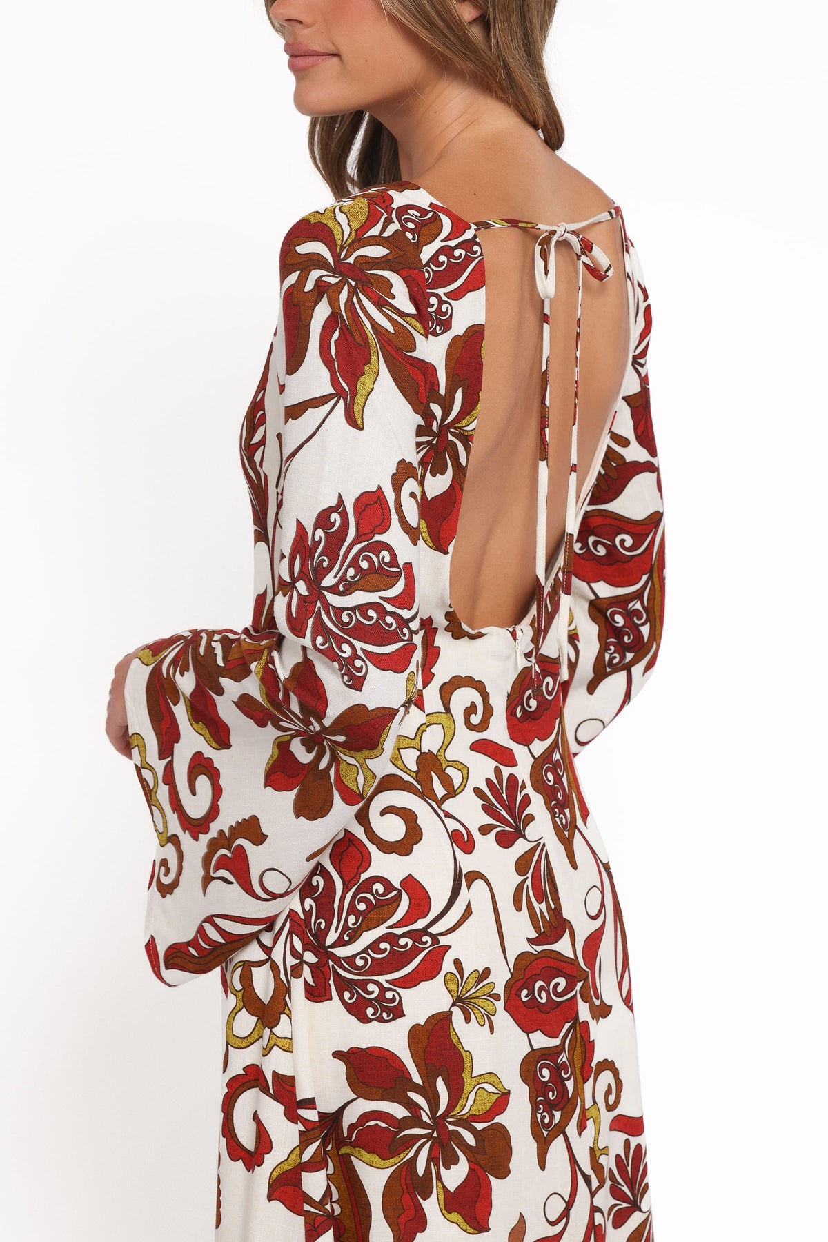 Inala Maxi Dress in Brown Floral – view 6 of 8