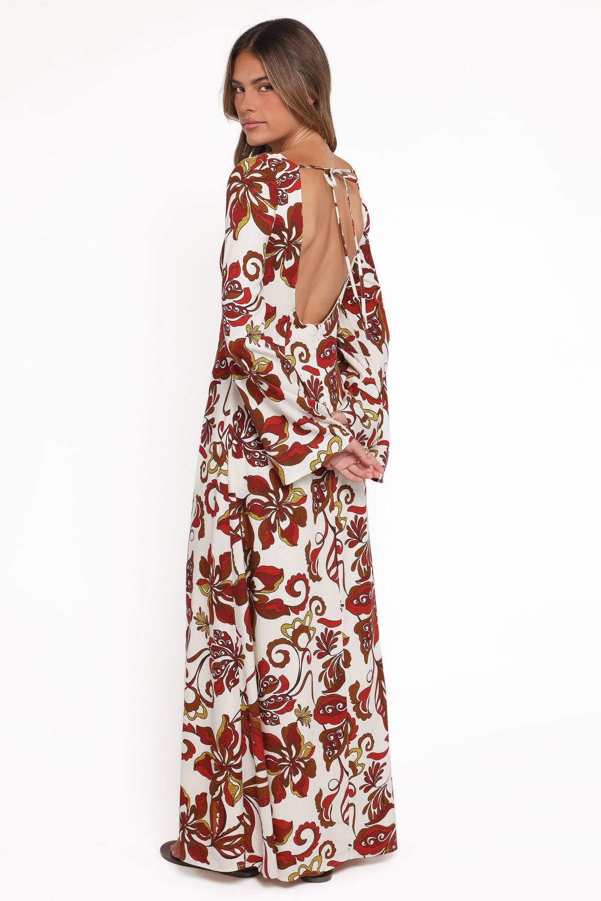 Inala Maxi Dress in Brown Floral – view 5 of 8