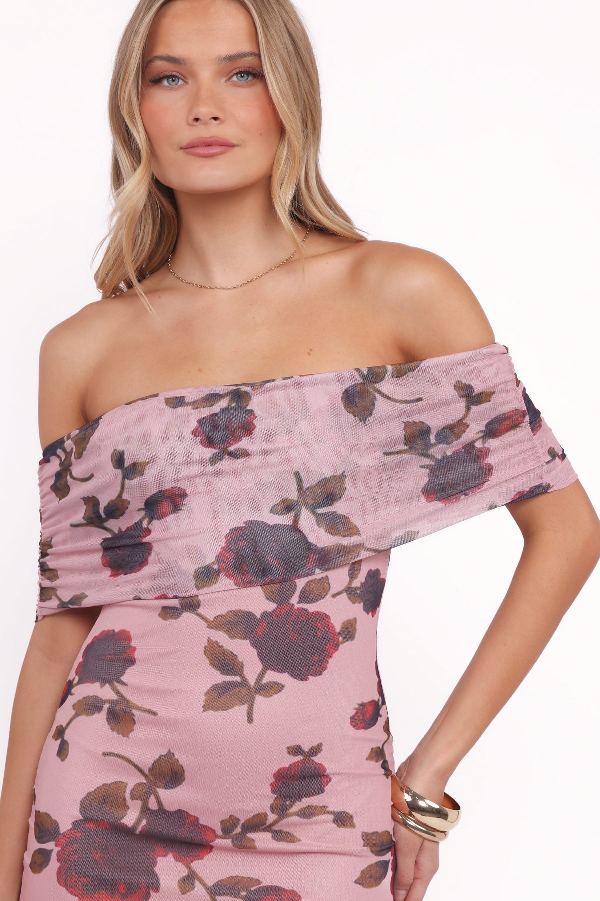 Indya Maxi Dress in Pink Floral – view 2 of 5