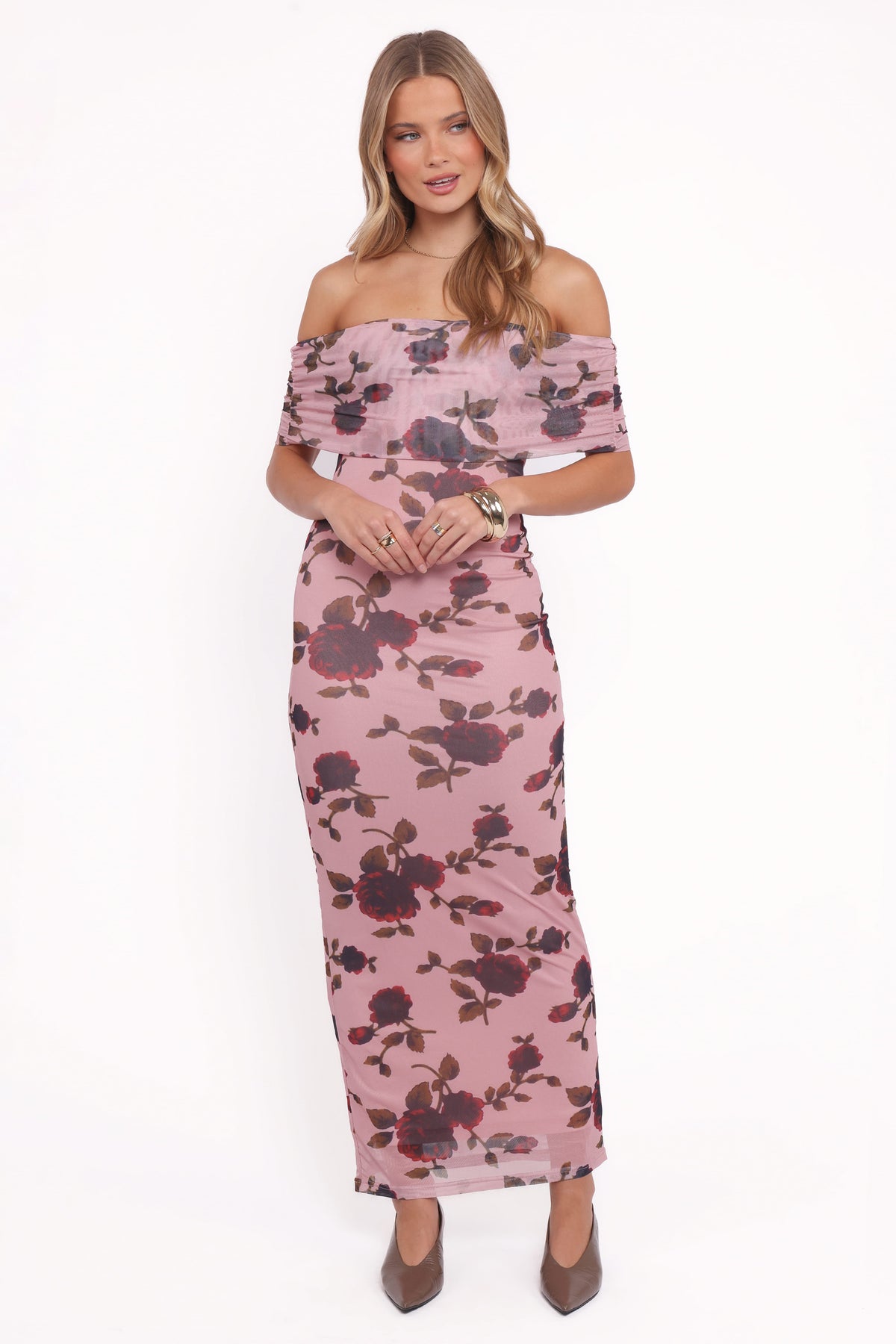 Indya Maxi Dress in Pink Floral – view 1 of 5