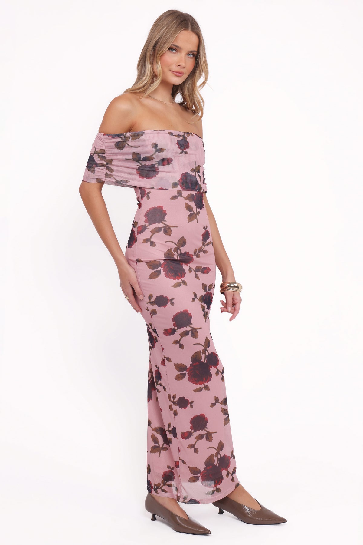 Indya Maxi Dress in Pink Floral – view 3 of 5