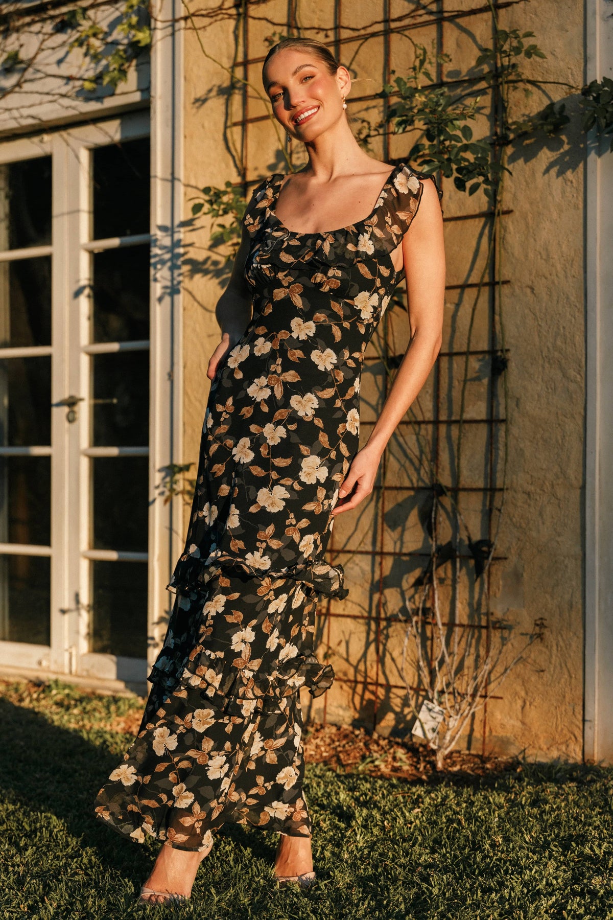 Irelynn Maxi Dress in Black Floral – view 2 of 9